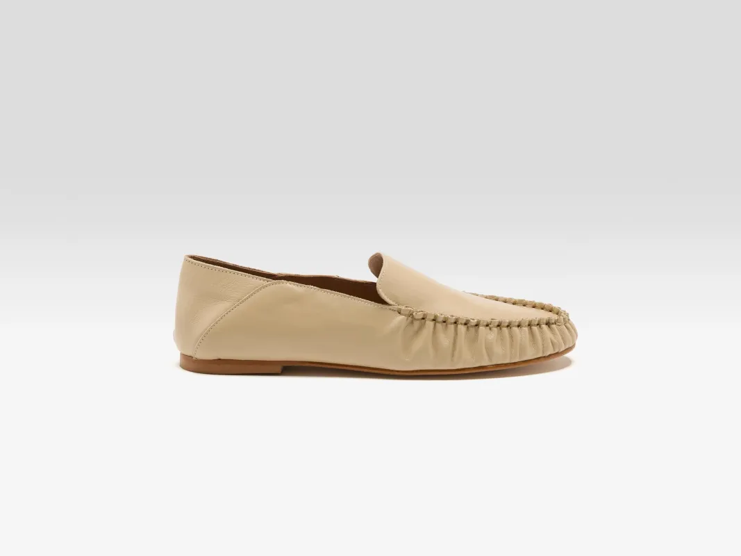 Bon Bon Loafers  (261 / W / BEIGE) made by Flattered