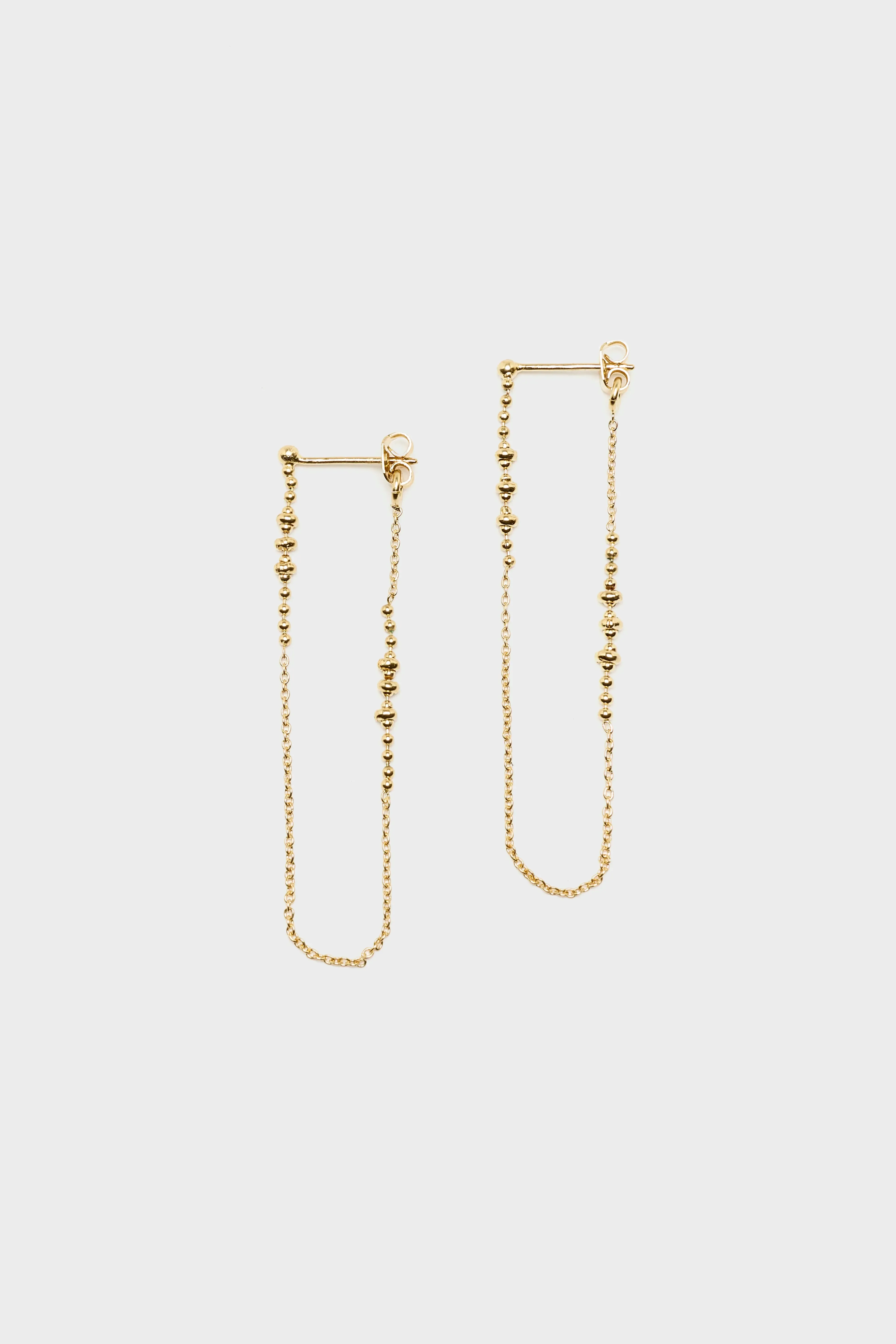 Oceane Chain Earrings (261 / W / GOLD) sold by Bellrose product image thumbnail 2