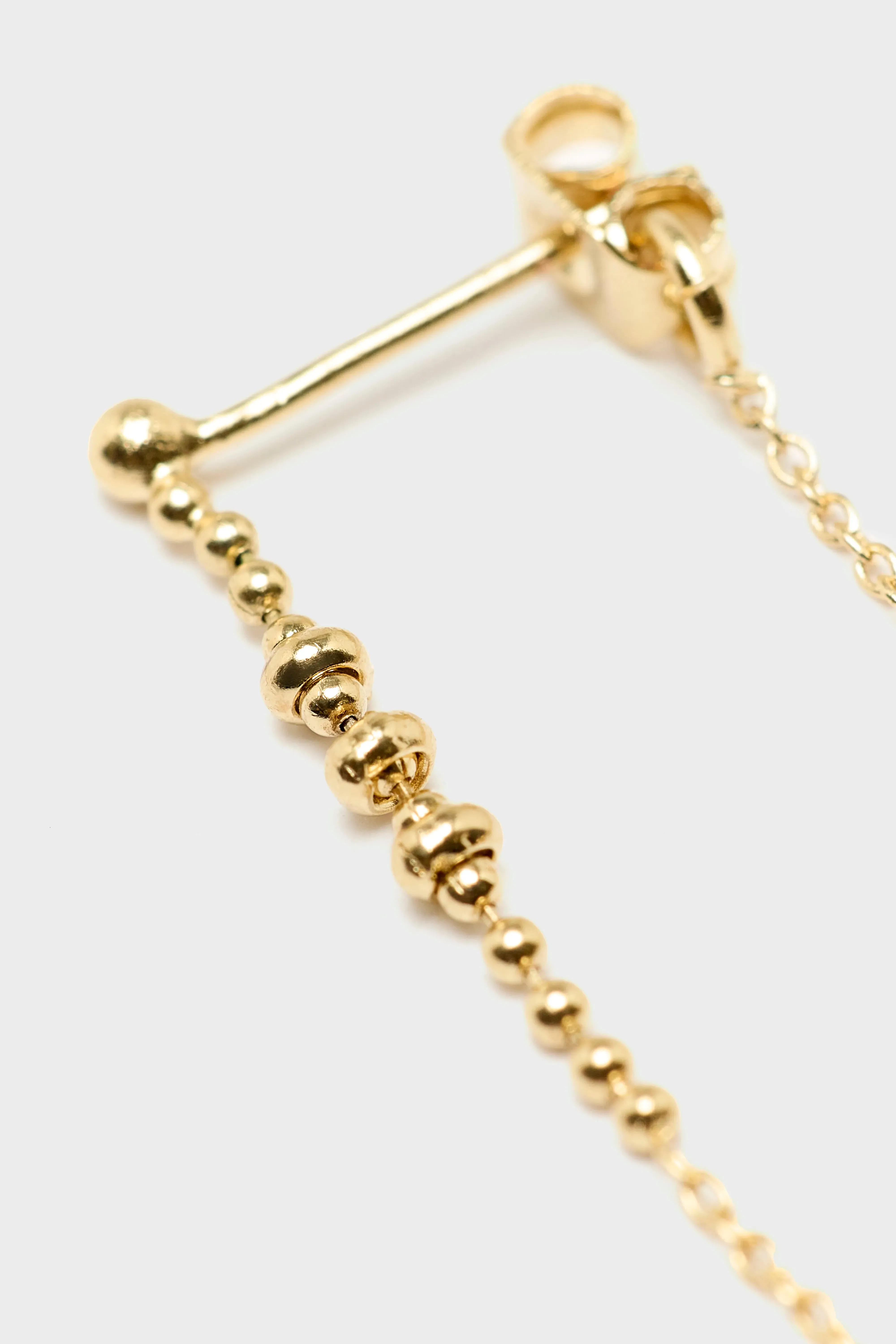 Oceane Chain Earrings (261 / W / GOLD) sold by Bellrose product image thumbnail 3