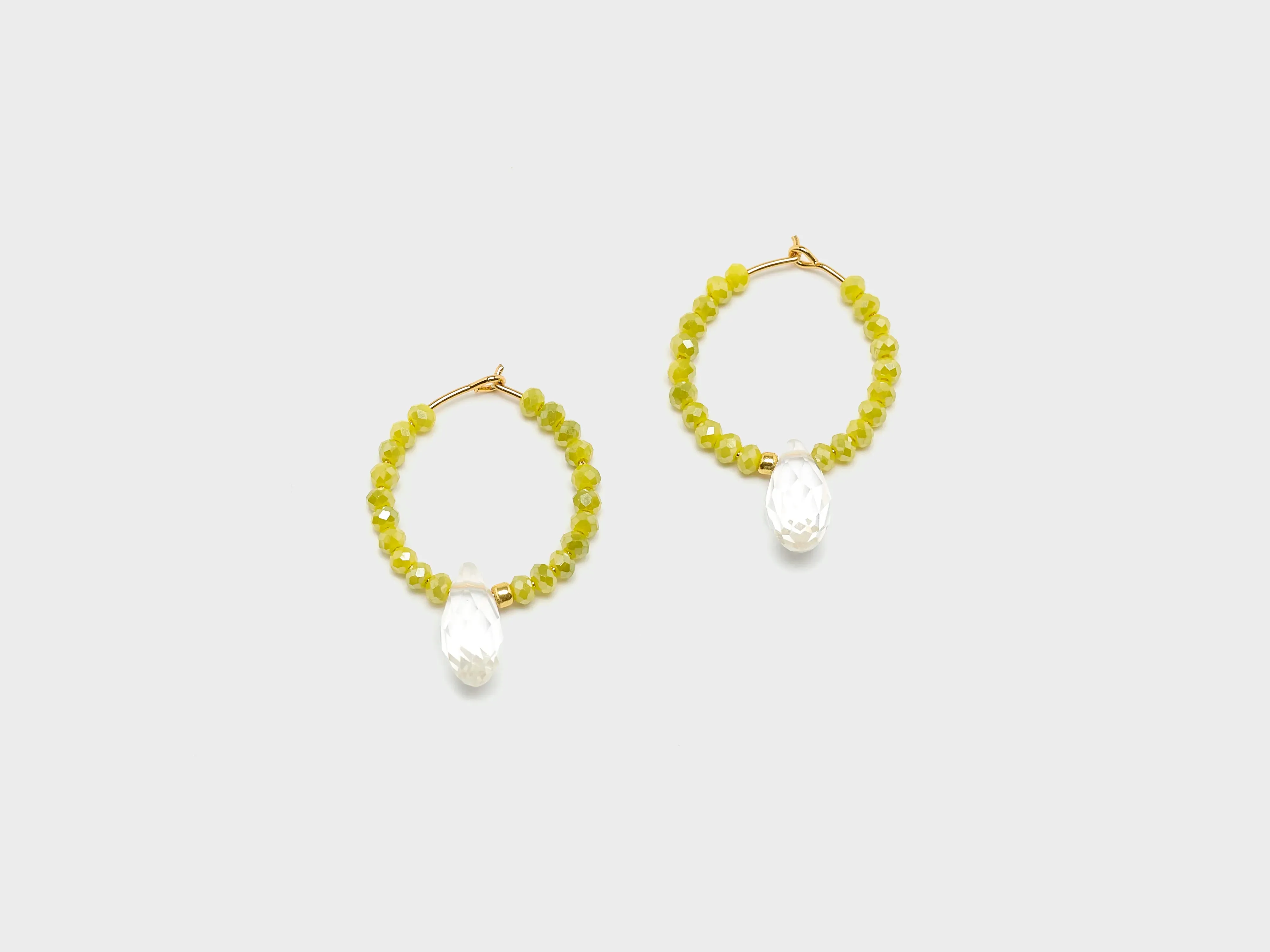 Cosmic Cactus Hoop Earrings (261 / W / OLIVE) sold by Bellrose