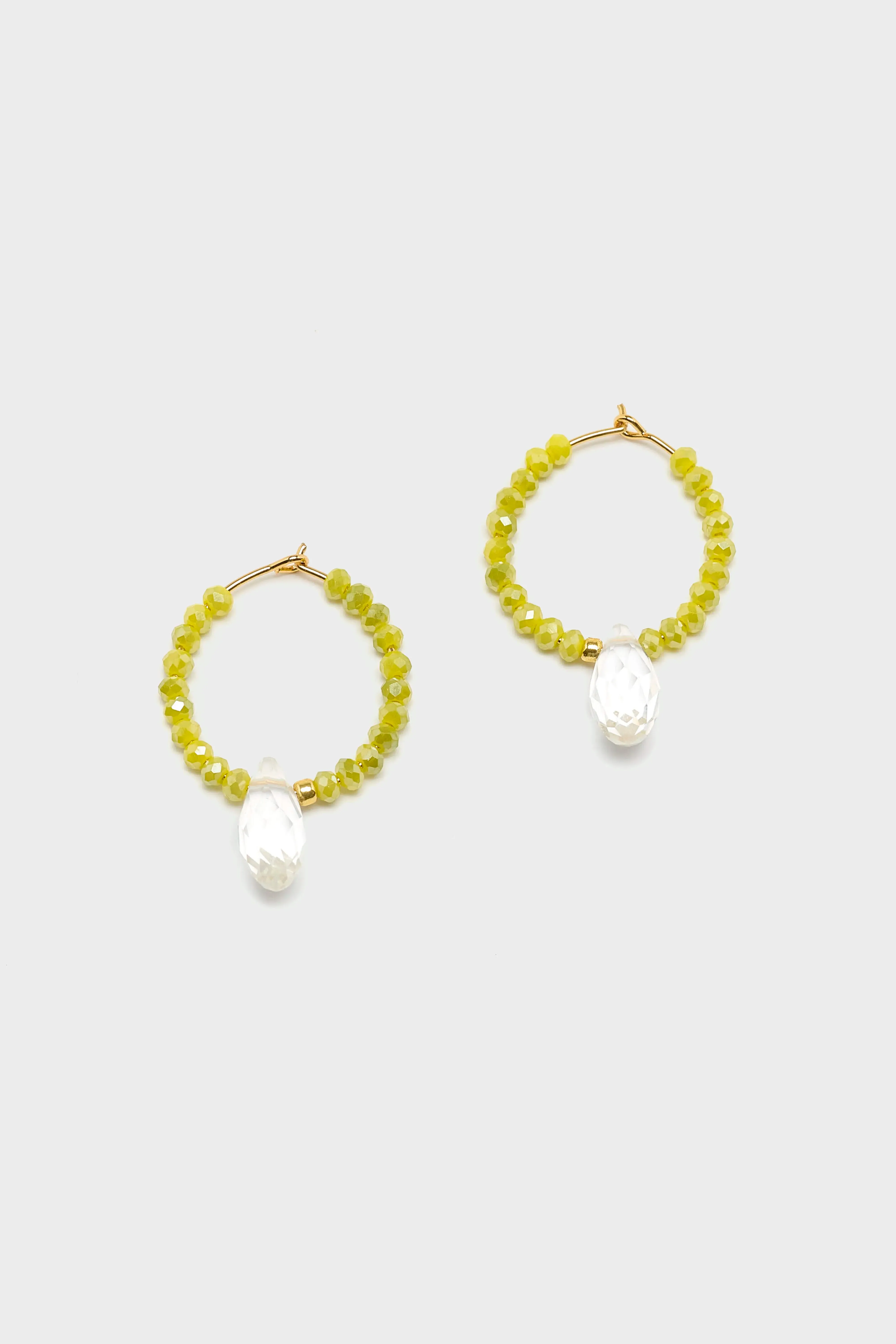 Cosmic Cactus Hoop Earrings (261 / W / OLIVE) sold by Bellrose product image thumbnail 2