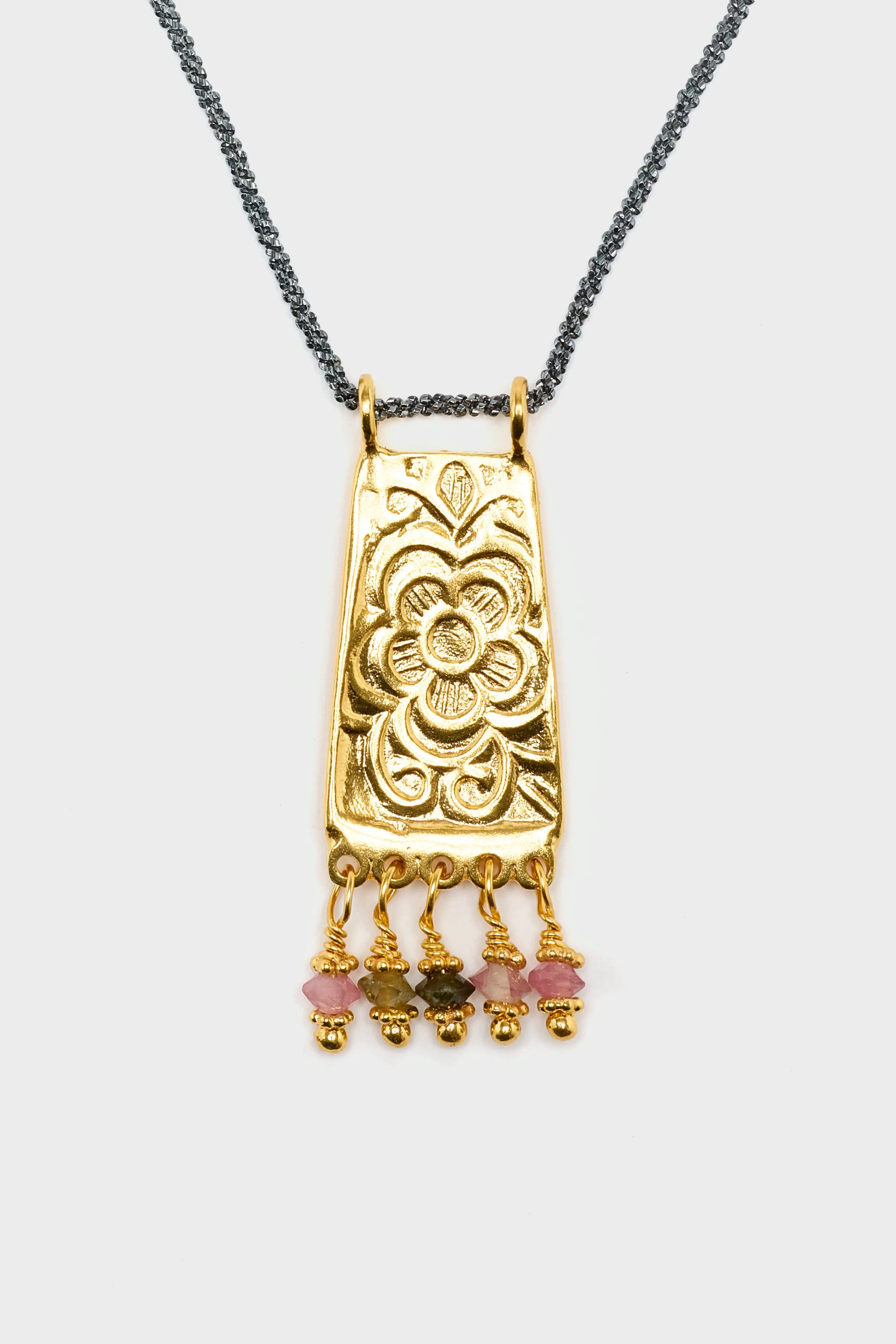 Silver Bloom Necklace (261 / W / GOLD) sold by Bellrose product image thumbnail 3