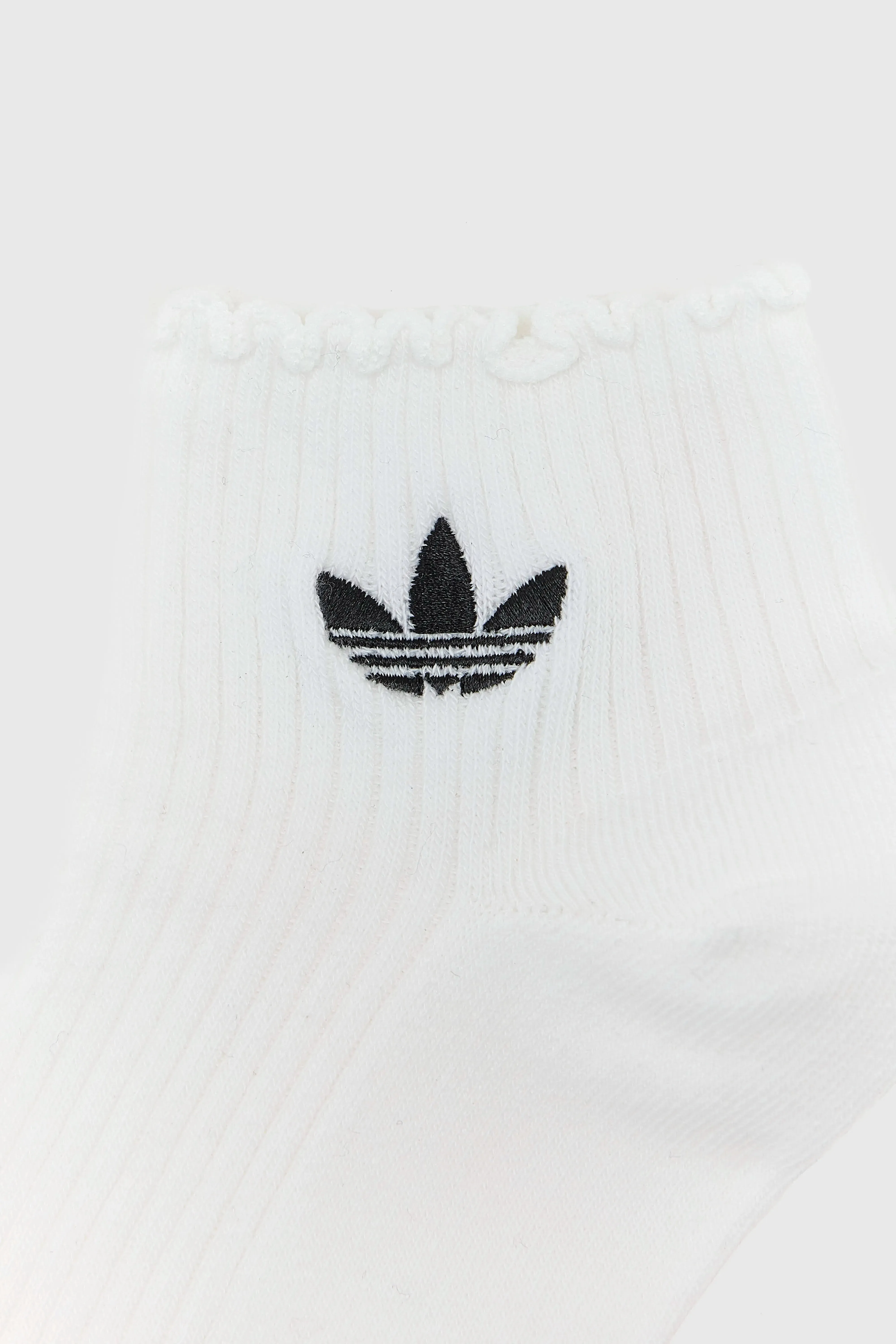 Ruffle Quarter Socks for Women (261 / W / BLACK/WHITE) sold by Bellrose product image thumbnail 4