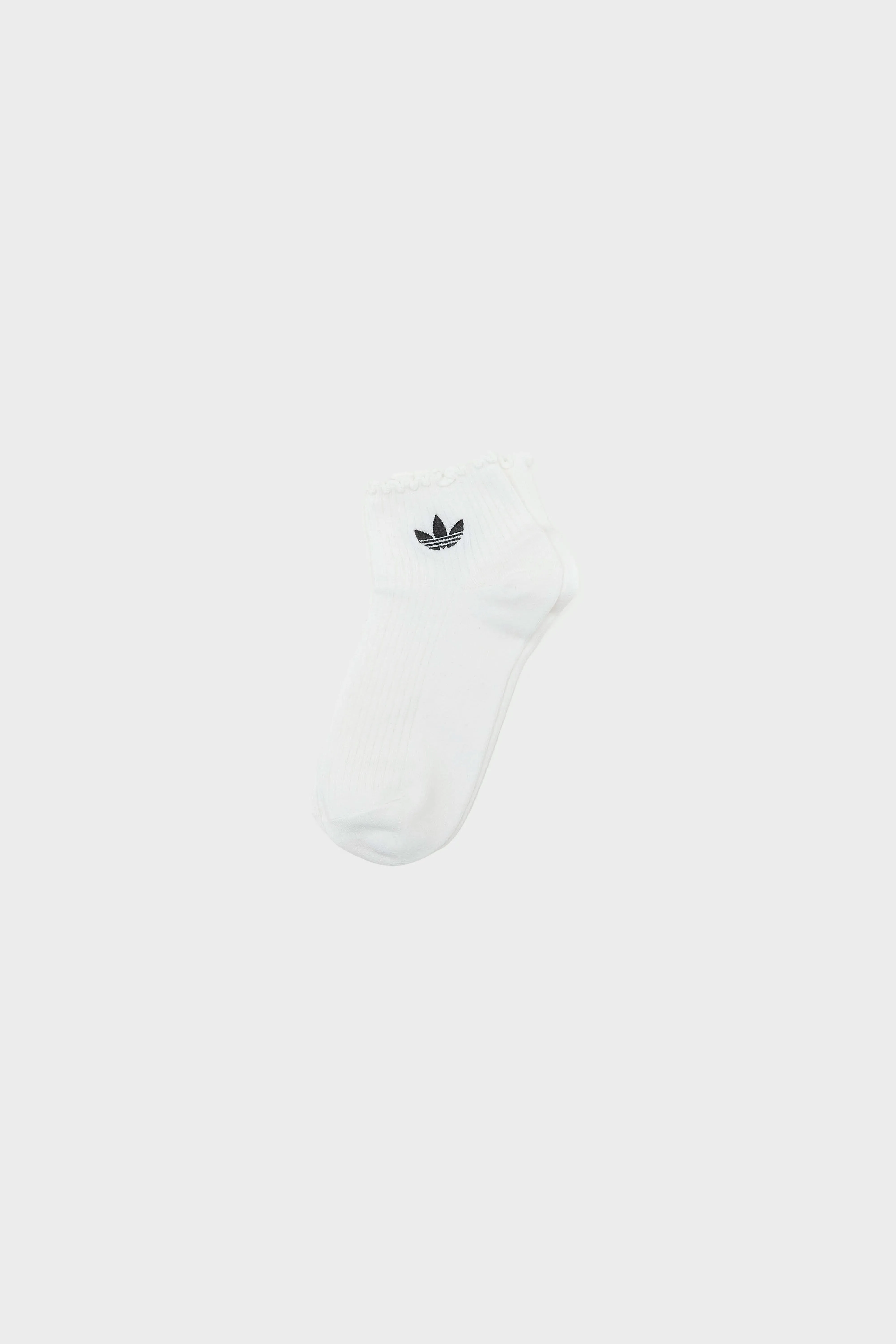 Ruffle Quarter Socks for Women (261 / W / BLACK/WHITE) sold by Bellrose product image thumbnail 3