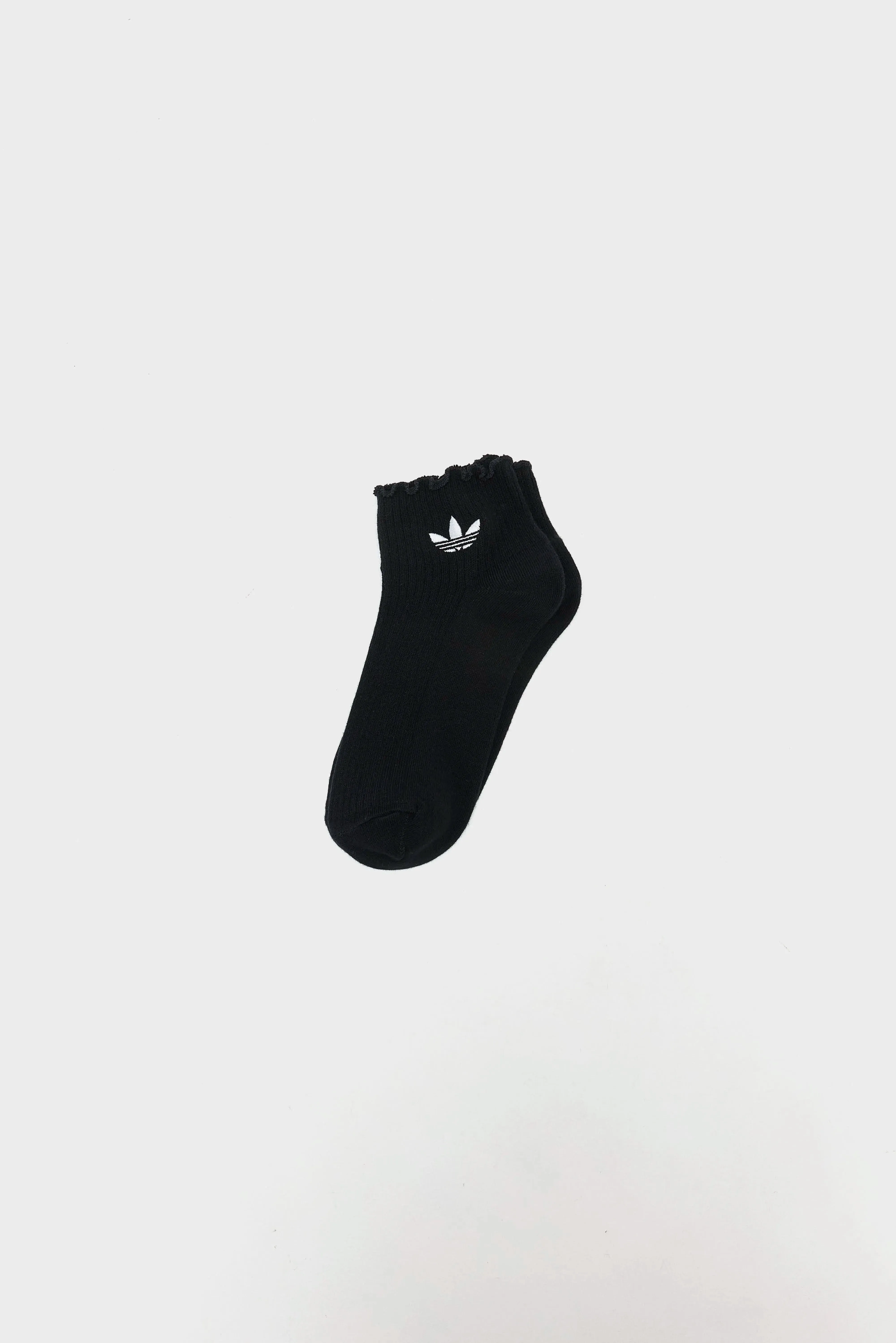 Ruffle Quarter Socks for Women (261 / W / BLACK/WHITE) sold by Bellrose product image thumbnail 5