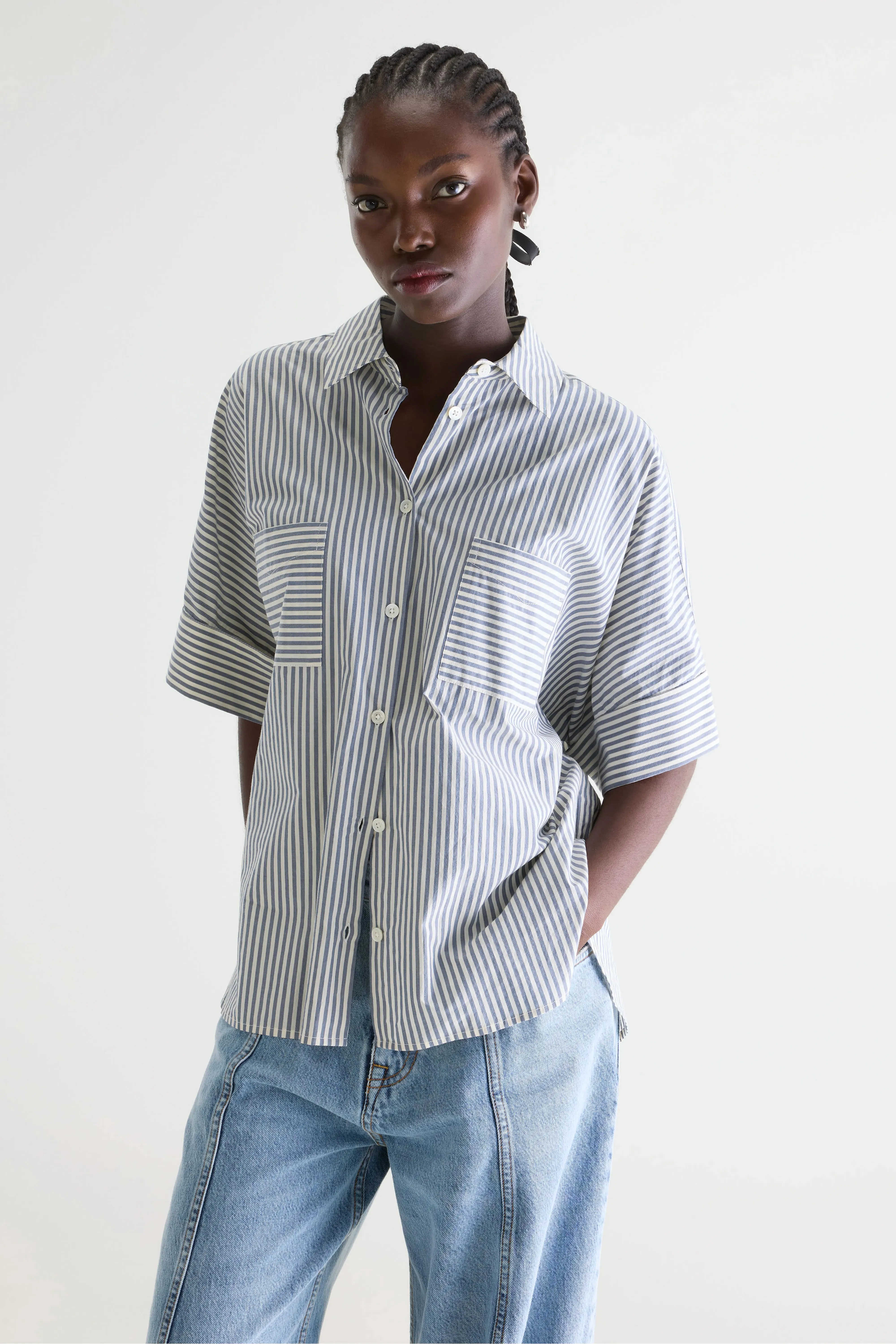 Jay short-sleeve shirt (261 / W / STRIPE B) sold by Bellrose product image thumbnail 2