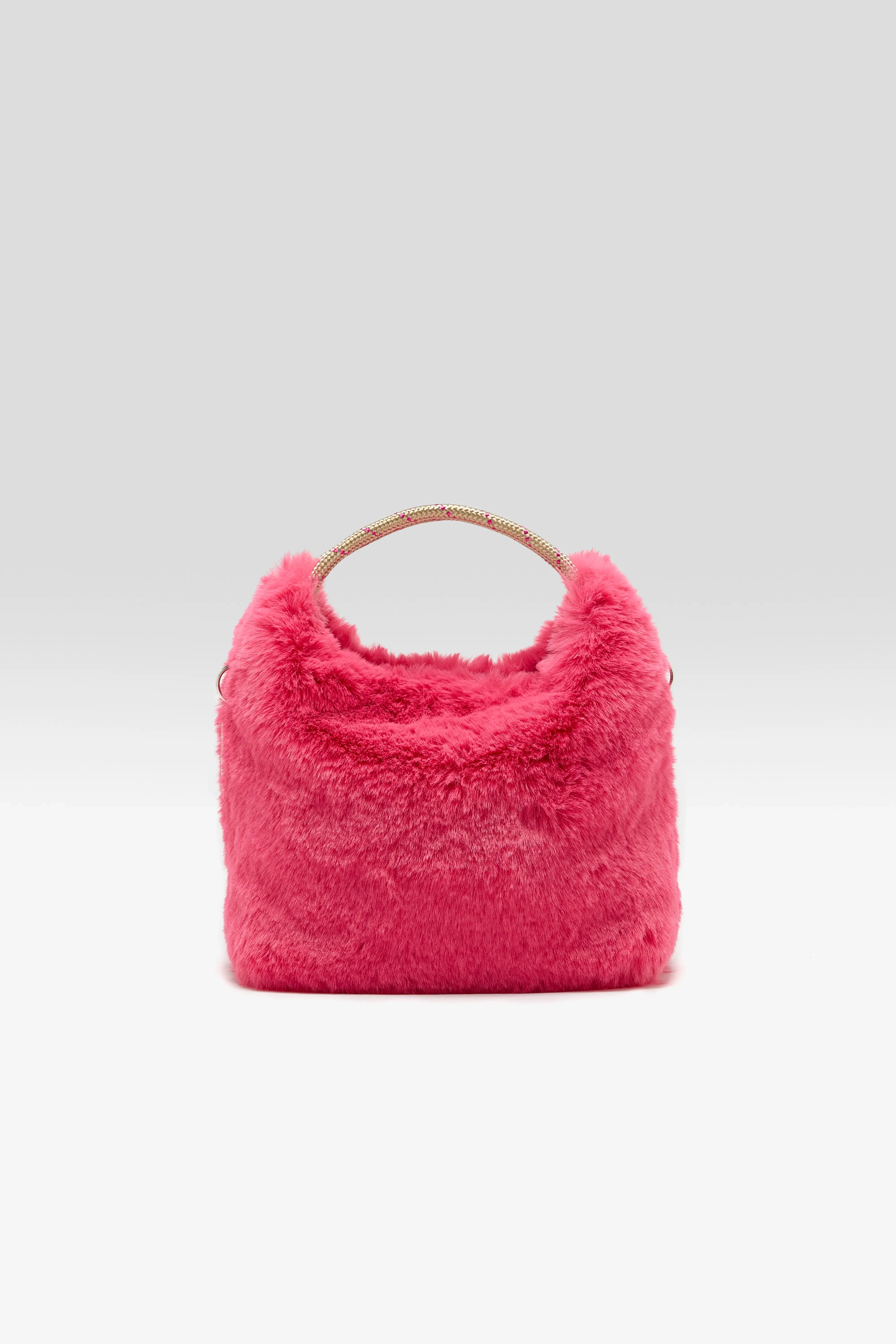 Helcro faux-fur shoulder bag (261 / W / GERANIUM) sold by Bellrose product image thumbnail 2