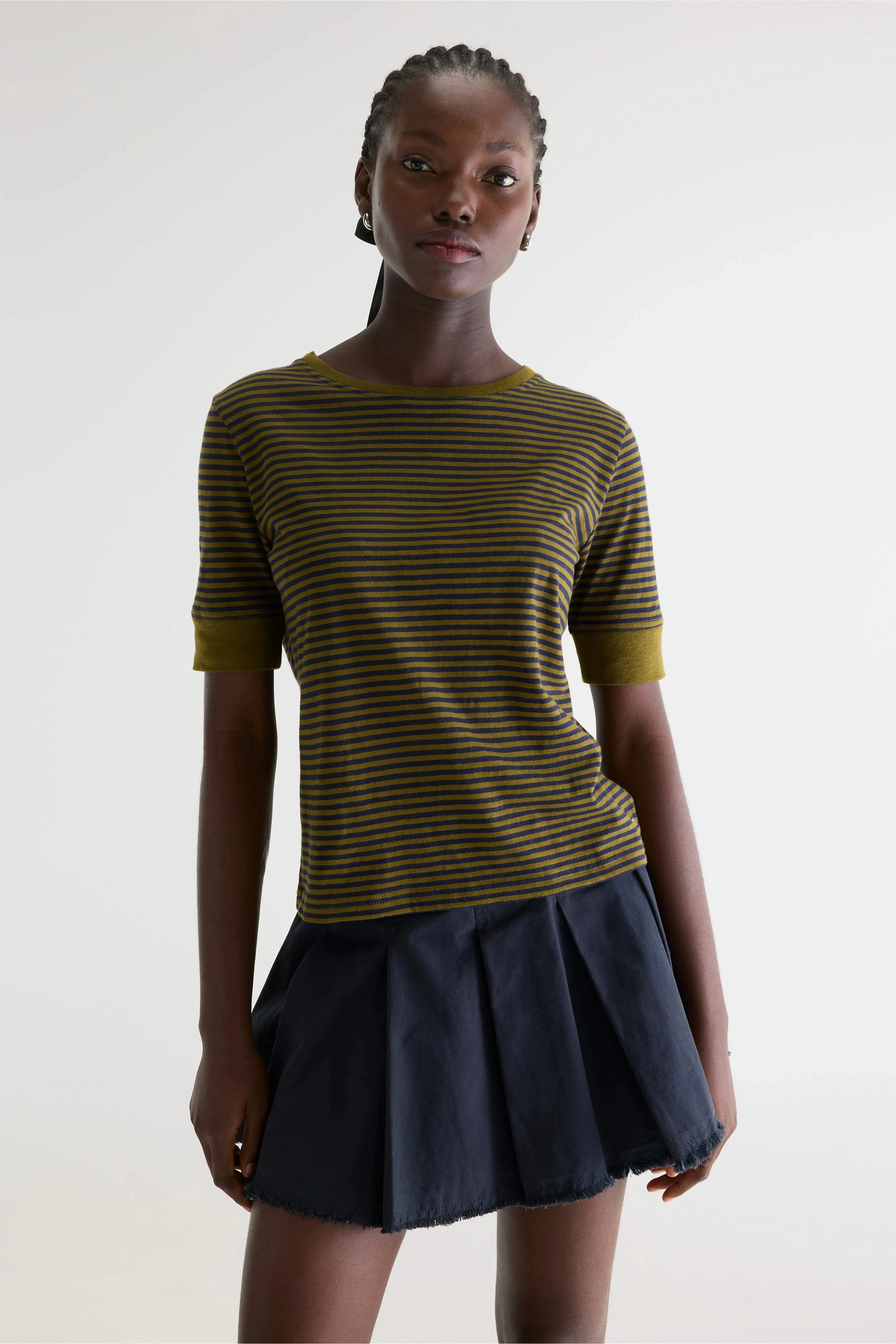 Cias slim striped t-shirt (261 / W / STRIPE B) sold by Bellrose product image thumbnail 2