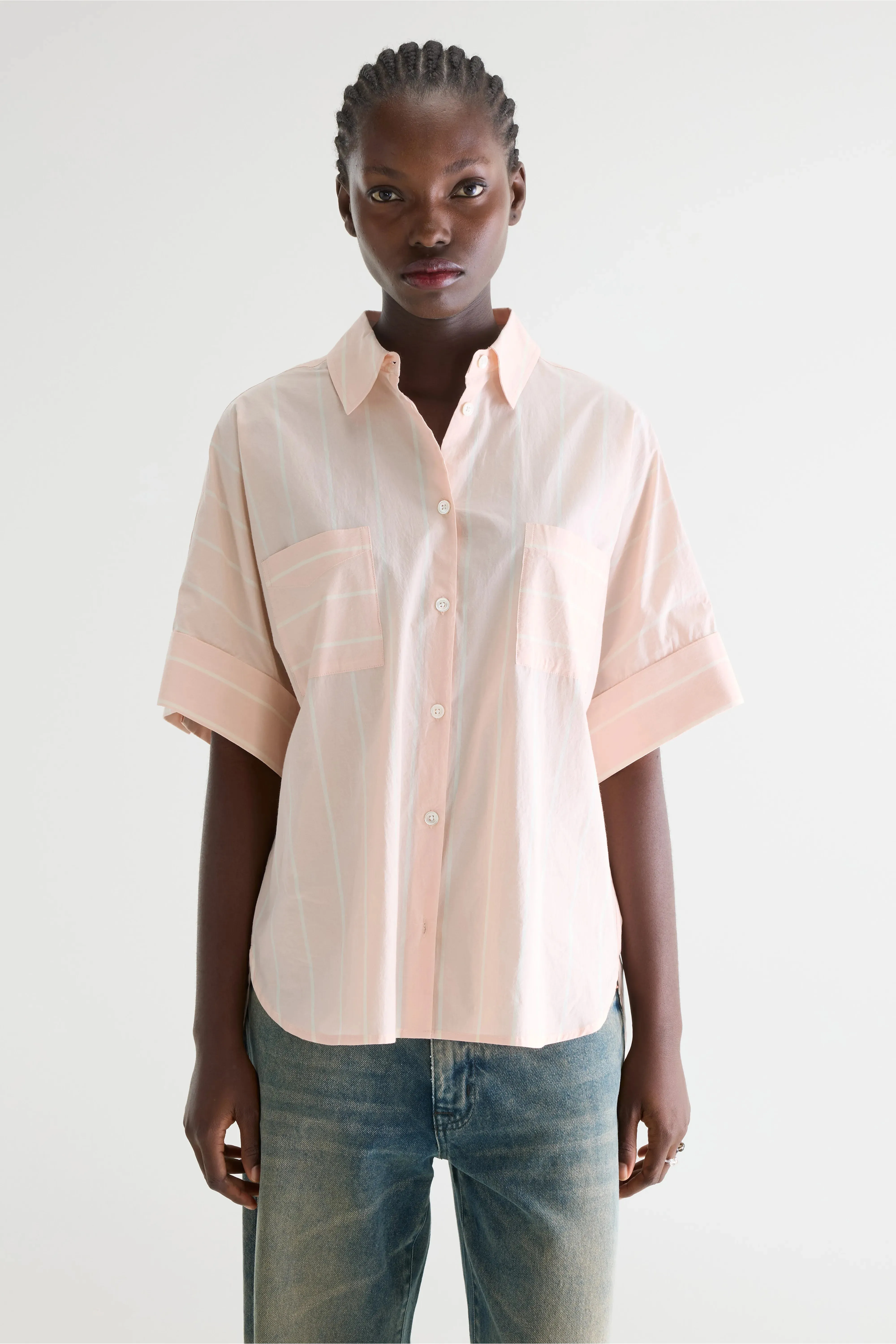 Jay short-sleeve shirt (261 / W / STRIPE A) sold by Bellrose product image thumbnail 2