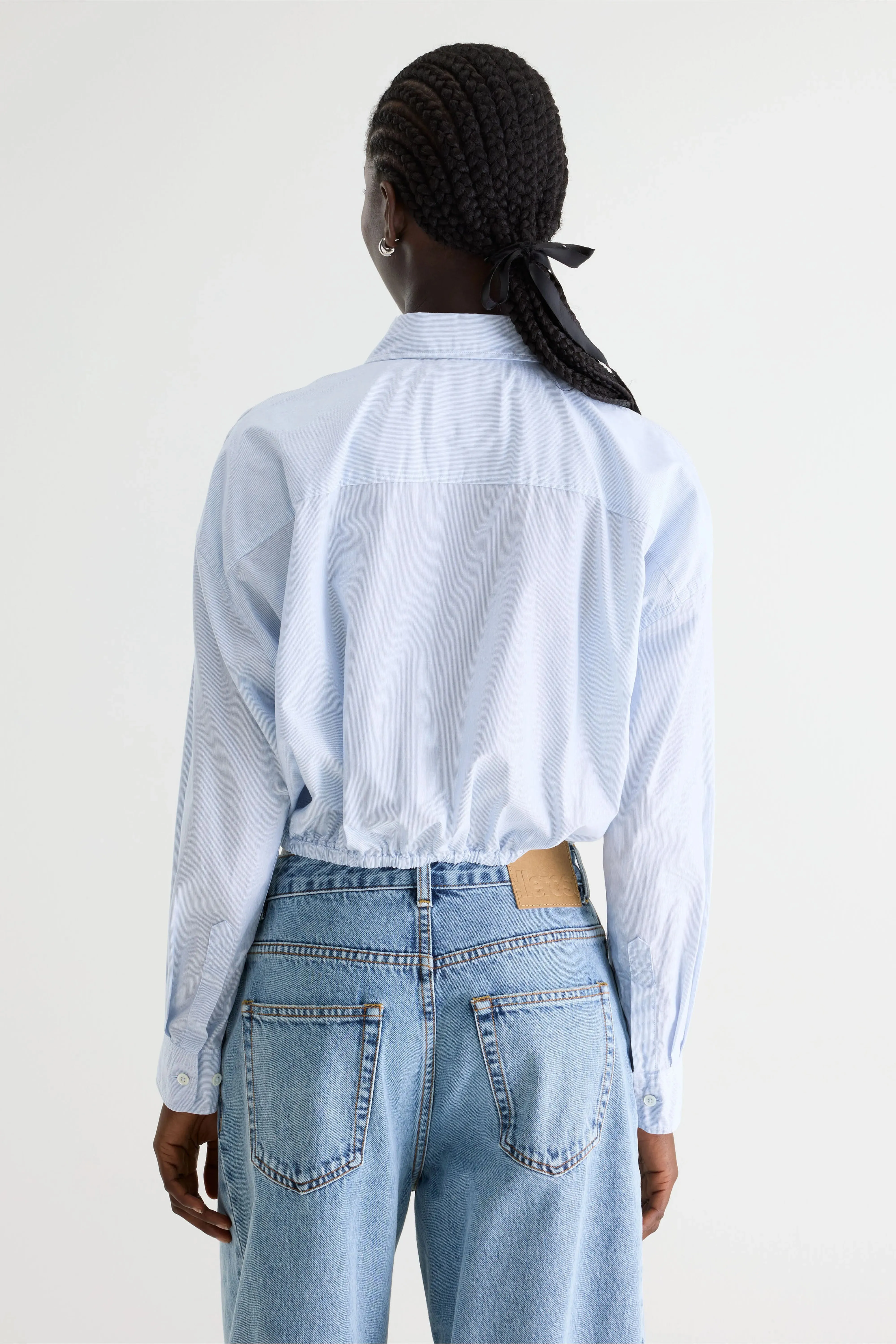 Gemma cropped shirt (261 / W / STRIPE G) sold by Bellrose product image thumbnail 4