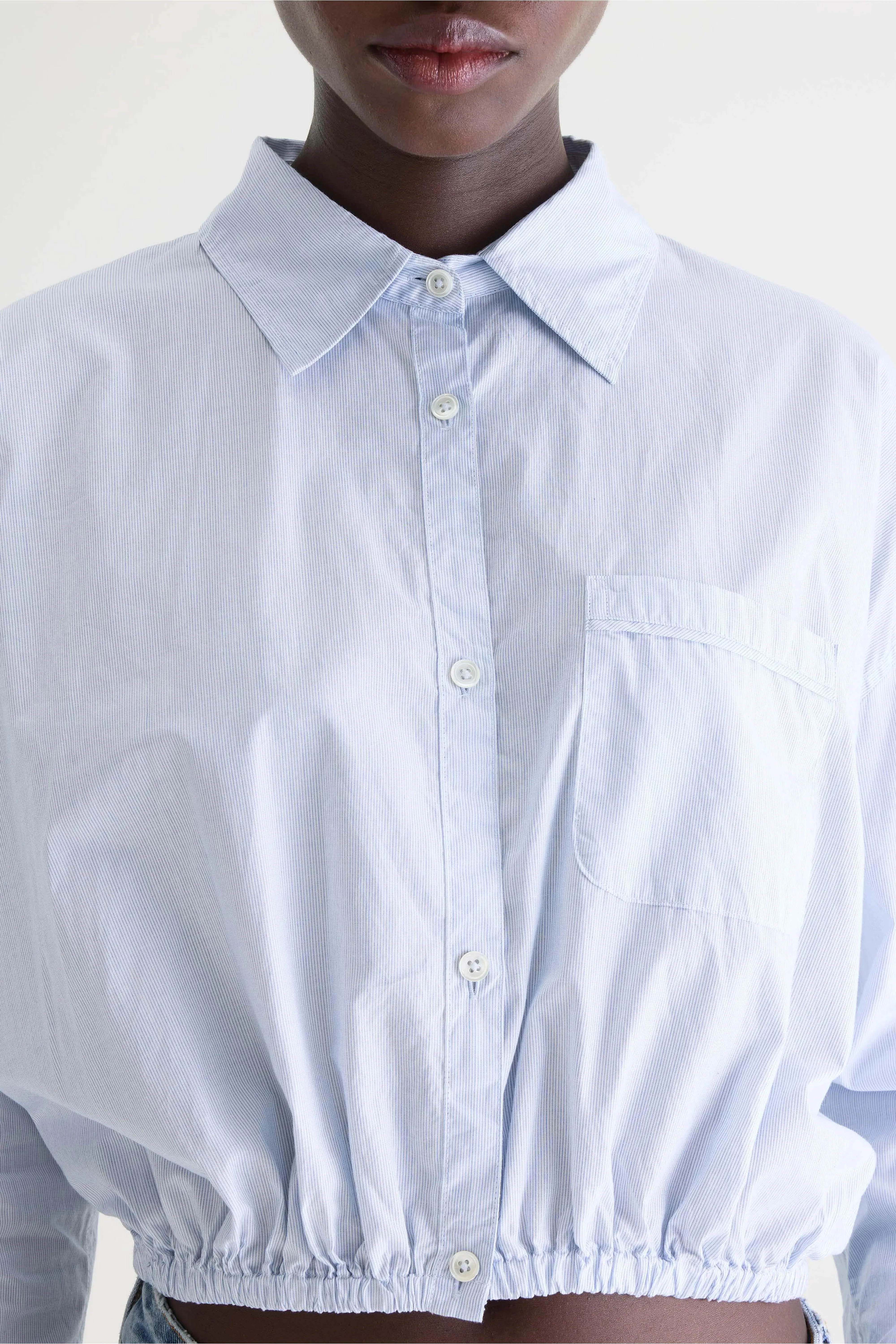 Gemma cropped shirt (261 / W / STRIPE G) sold by Bellrose product image thumbnail 5