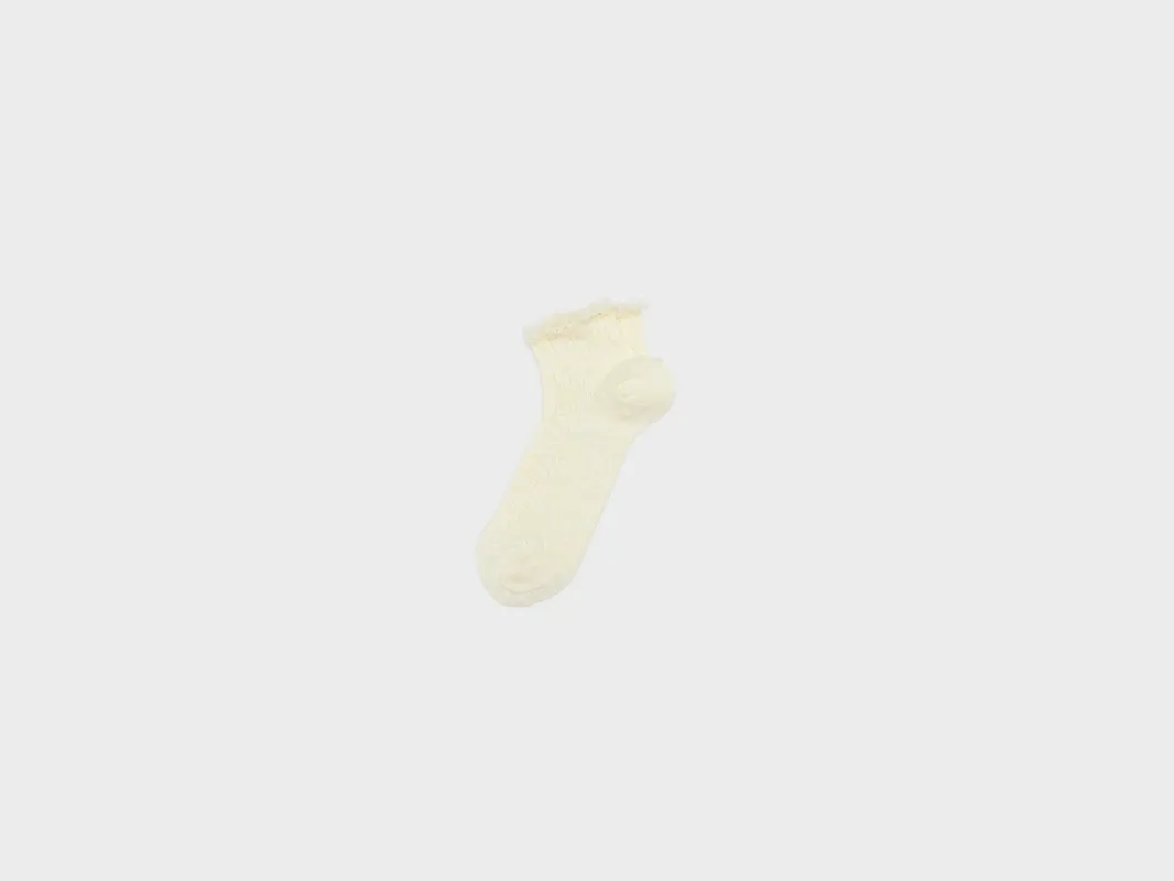 Basoli ankle socks (261 / W / NATURAL) sold by Bellrose