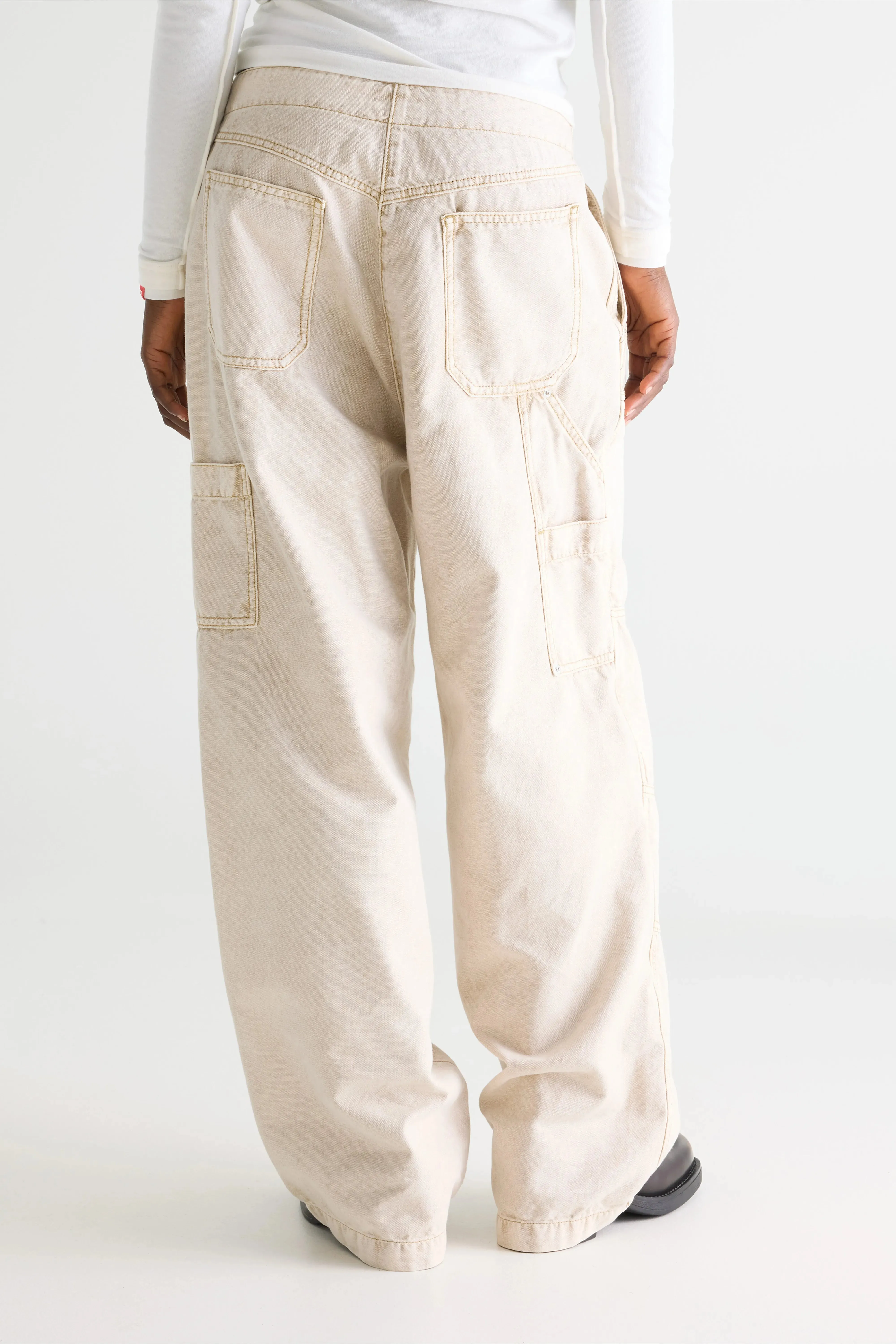 Phantom wide trousers (261 / W / BEIGE) sold by Bellrose product image thumbnail 4