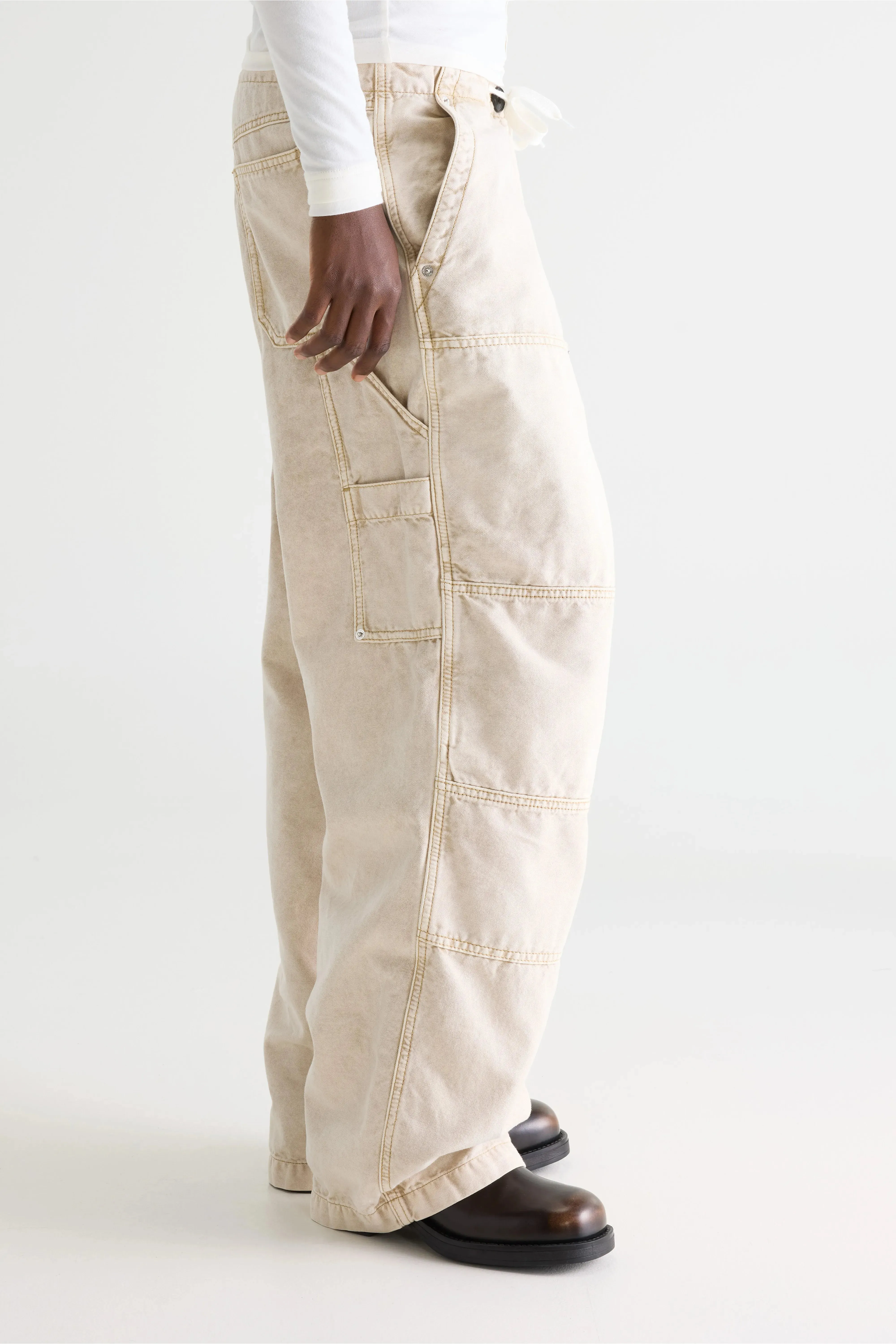 Phantom wide trousers (261 / W / BEIGE) sold by Bellrose product image thumbnail 5