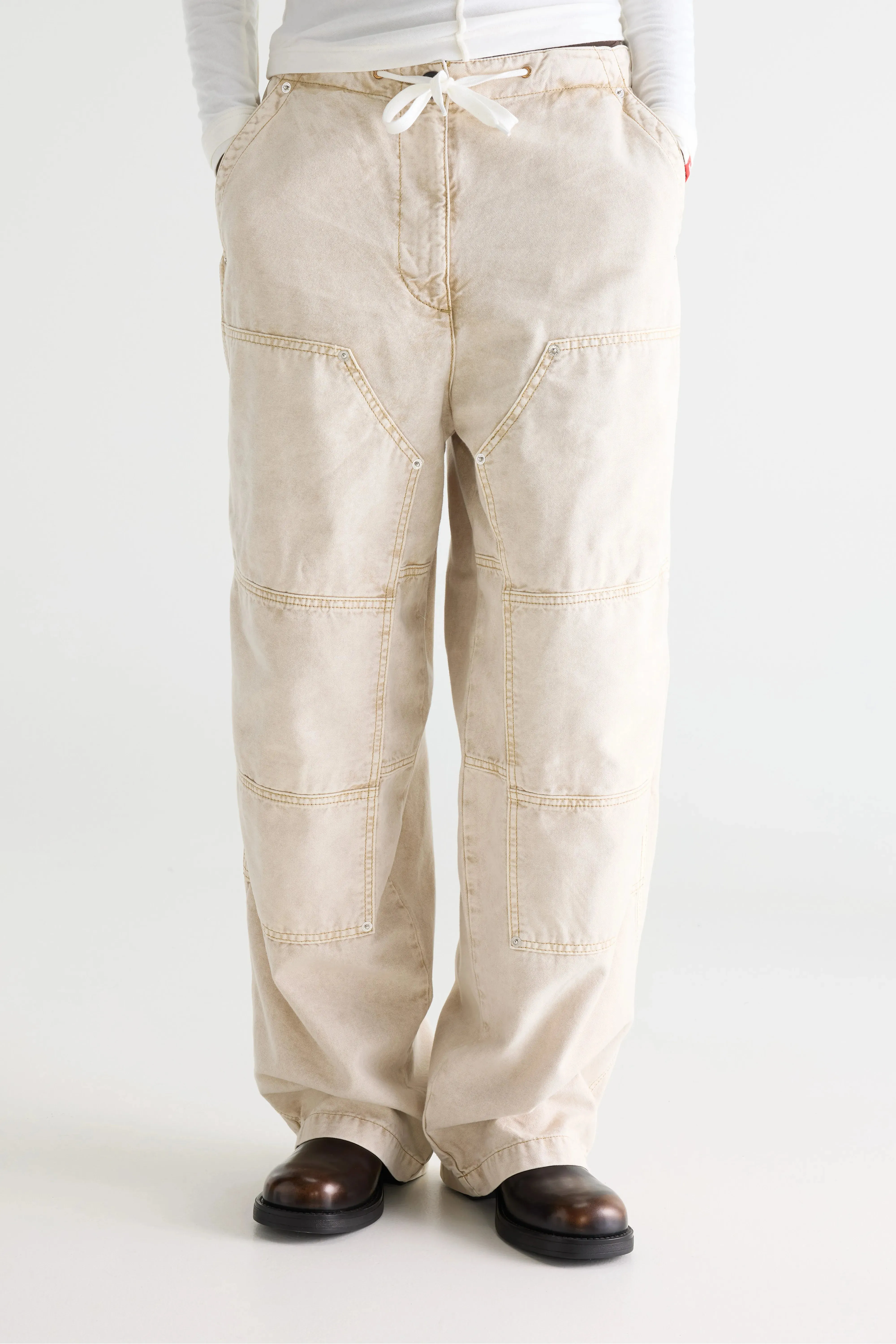 Phantom wide trousers (261 / W / BEIGE) sold by Bellrose product image thumbnail 3
