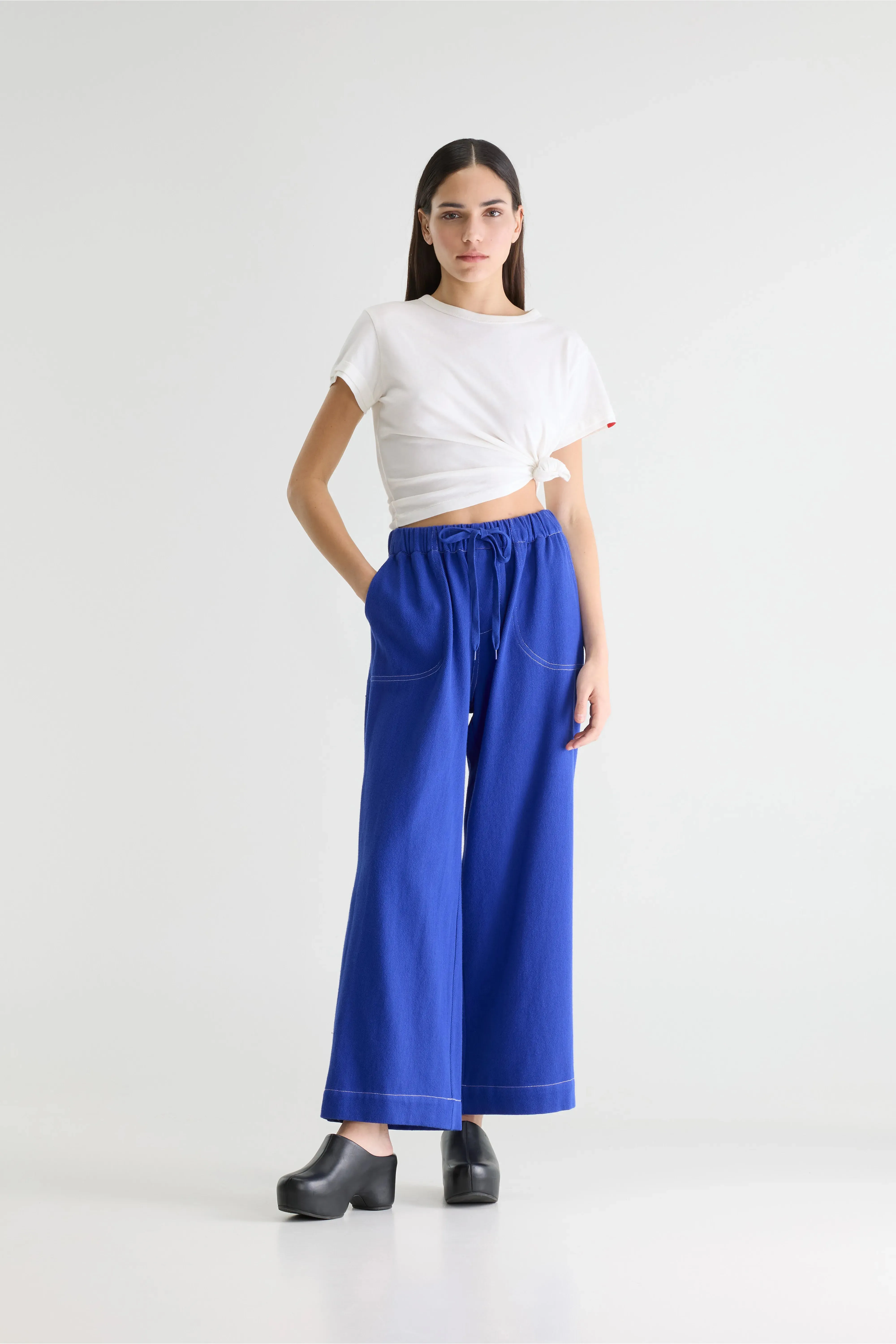 Juna relaxed trousers (261 / W / LAZULI) sold by Bellrose product image thumbnail 2