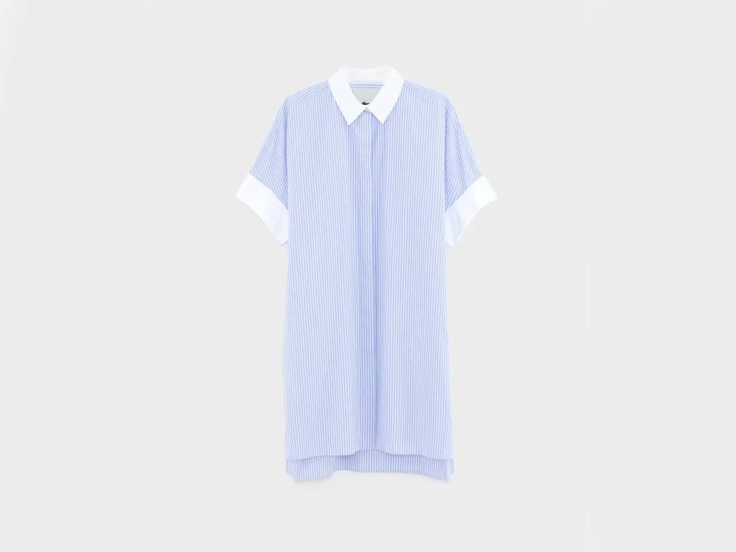 Goldy striped shirt-dress (261 / W / STRIPE F) made by Bellerose