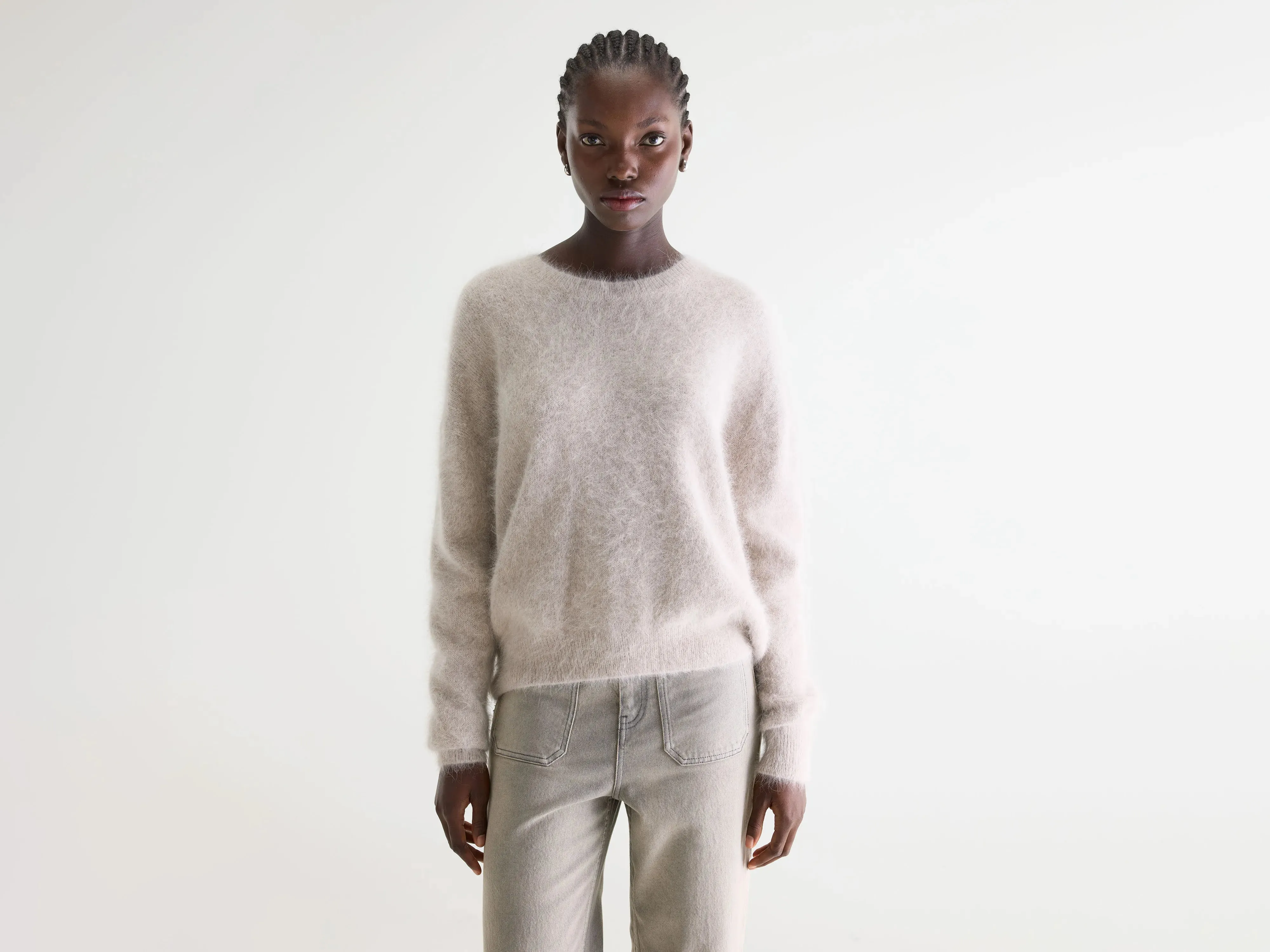 Datus angora-blend sweater (261 / W / LIGHT GREY) sold by Bellrose