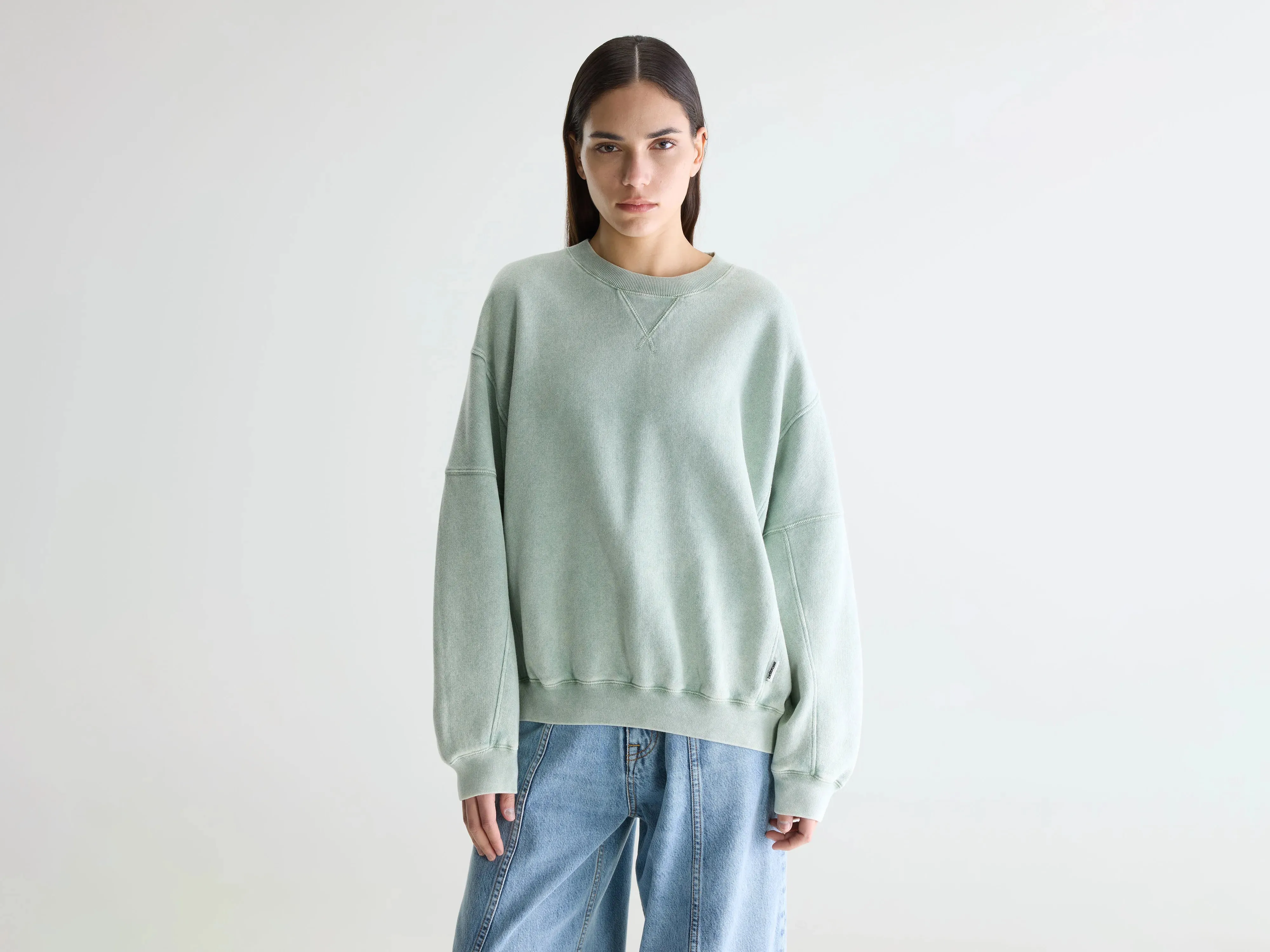 Flips crewneck sweatshirt (261 / W / JADEITE) sold by Bellrose