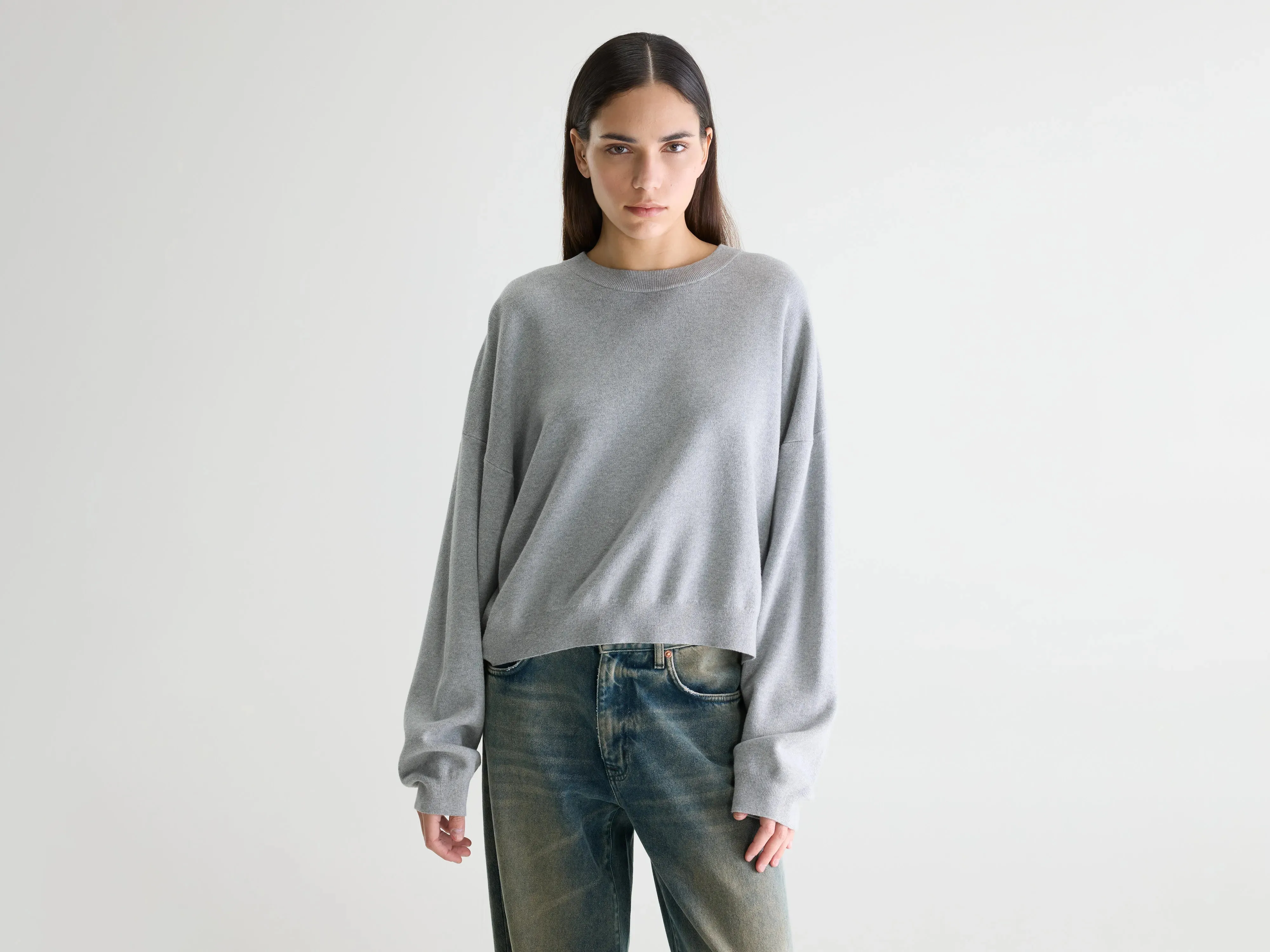 Angum relaxed sweater (261 / W / H. GREY) sold by Bellrose