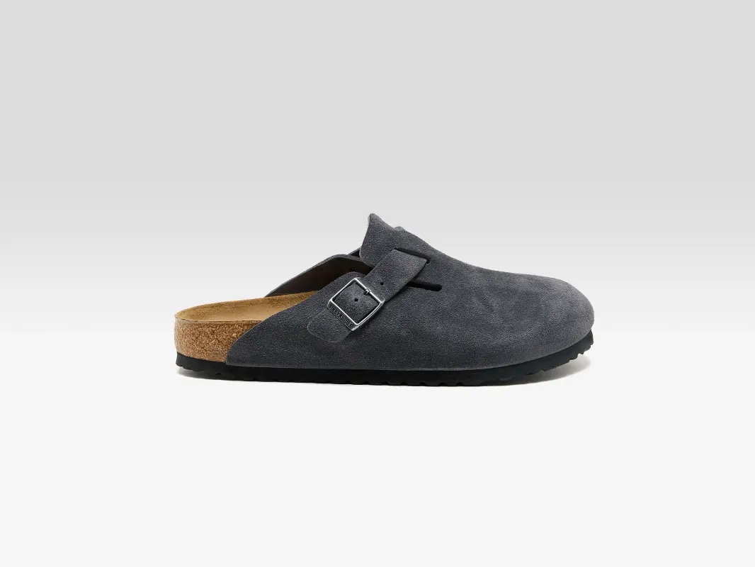 Boston Suede for Men (261 / M / CHARCOAL) made by Birkenstock