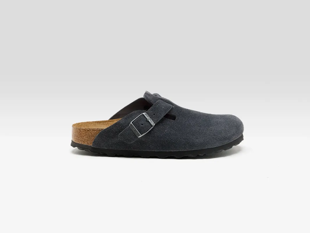 Boston Suede for Women (261 / W / CHARCOAL) made by Birkenstock