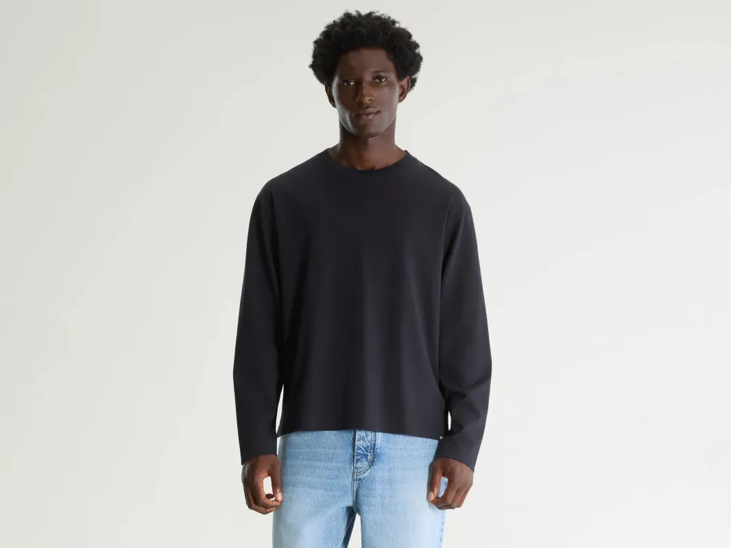 Vlugi long-sleeve t-shirt (261 / M / NAVY) made by Bellrose