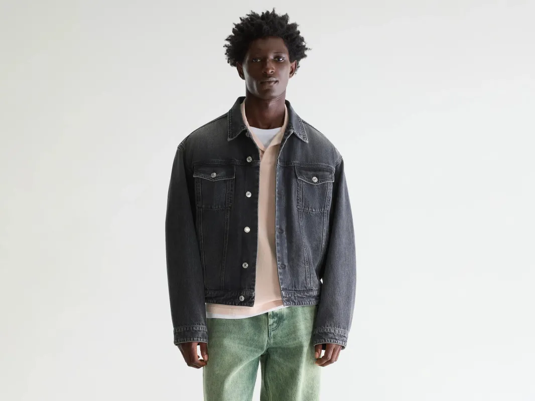 Poser denim jacket (261 / M / BLACK STONE) made by Bellerose