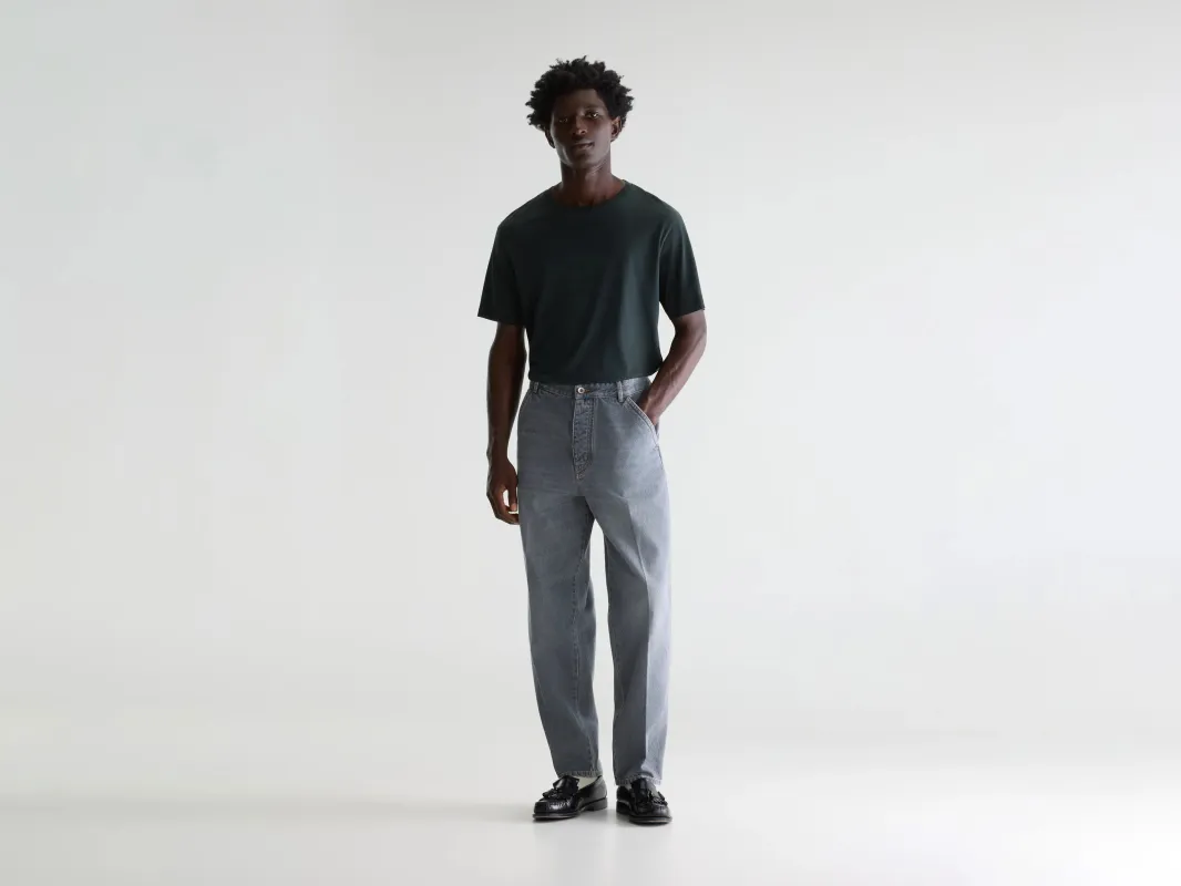 Prior relaxed trousers (261 / M / USED GREY) made by Bellerose