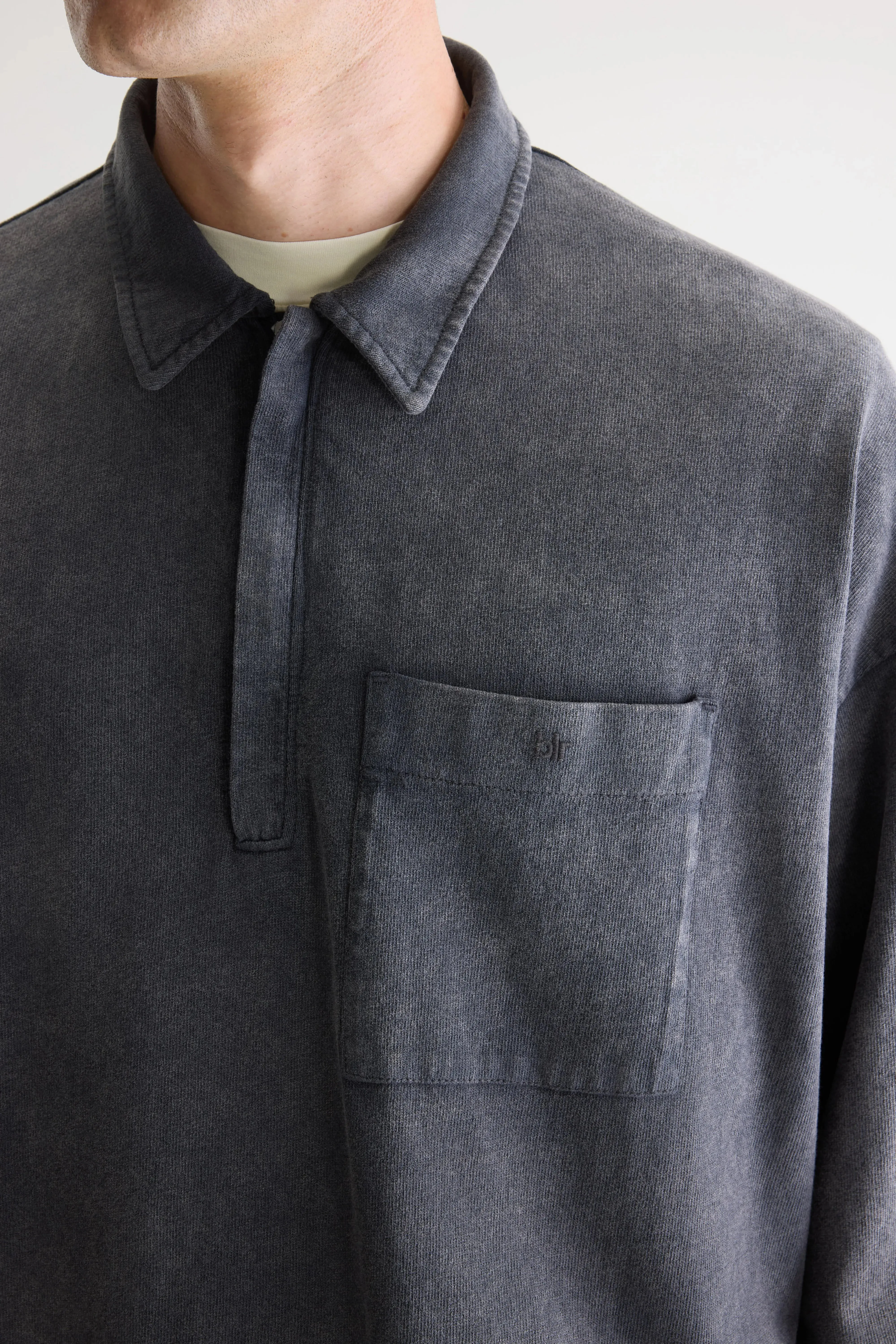 Felly zipped polo (261 / M / BLACK BLUE) sold by Bellrose product image thumbnail 4