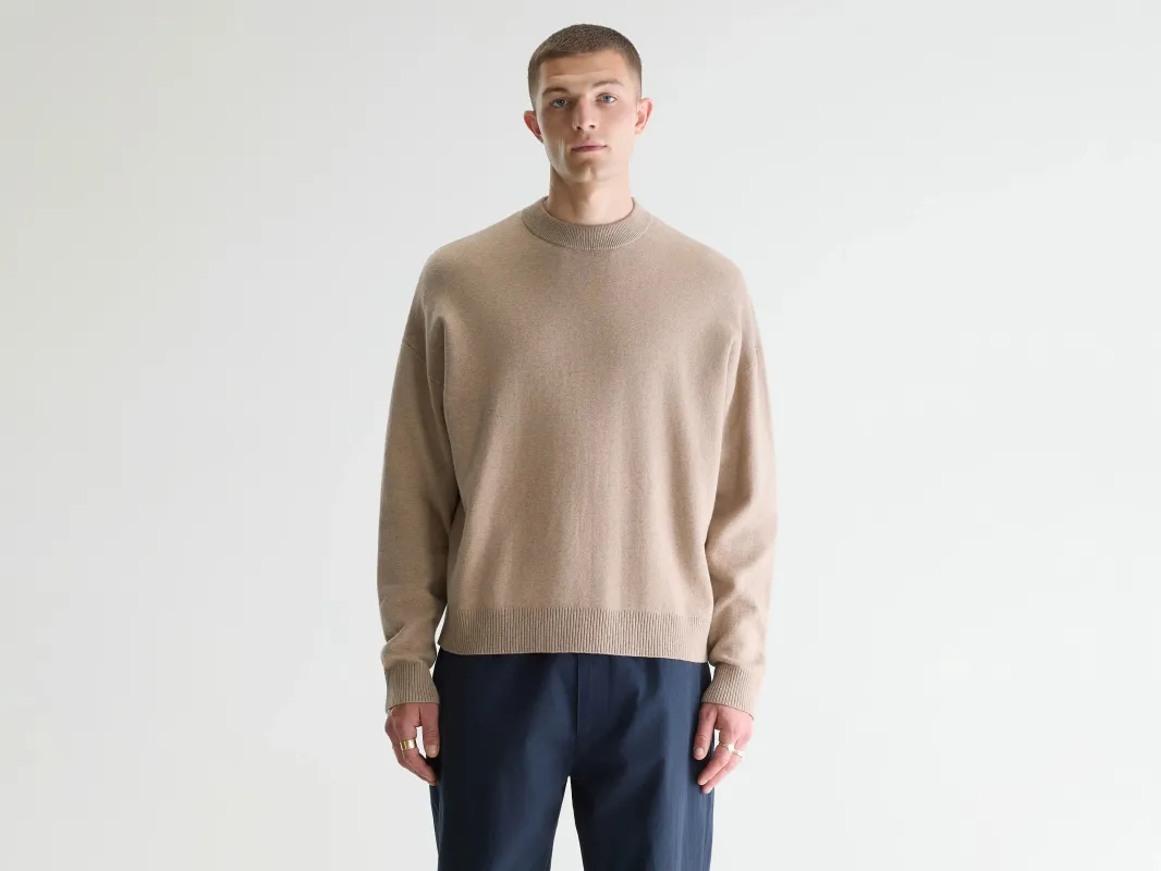 Geolem crewneck sweater  (261 / M / CHINO) sold by Bellrose