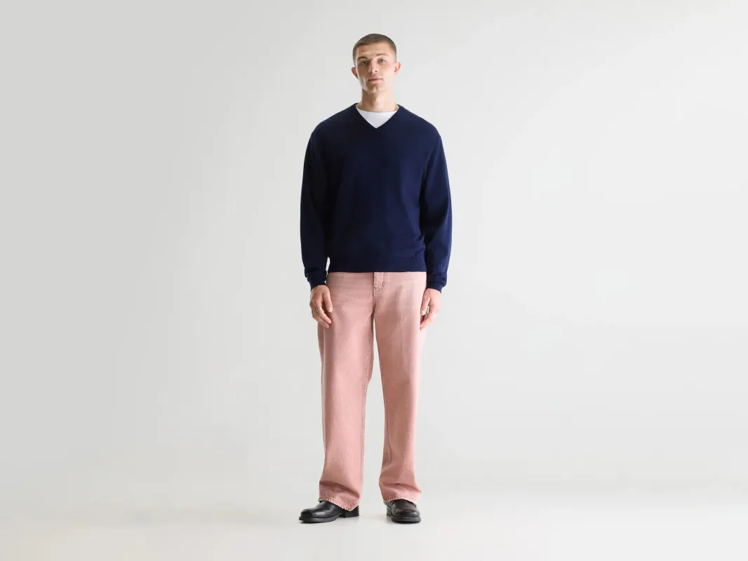 Dilwy v-neck sweater (261 / M / NAVY) sold by Bellrose