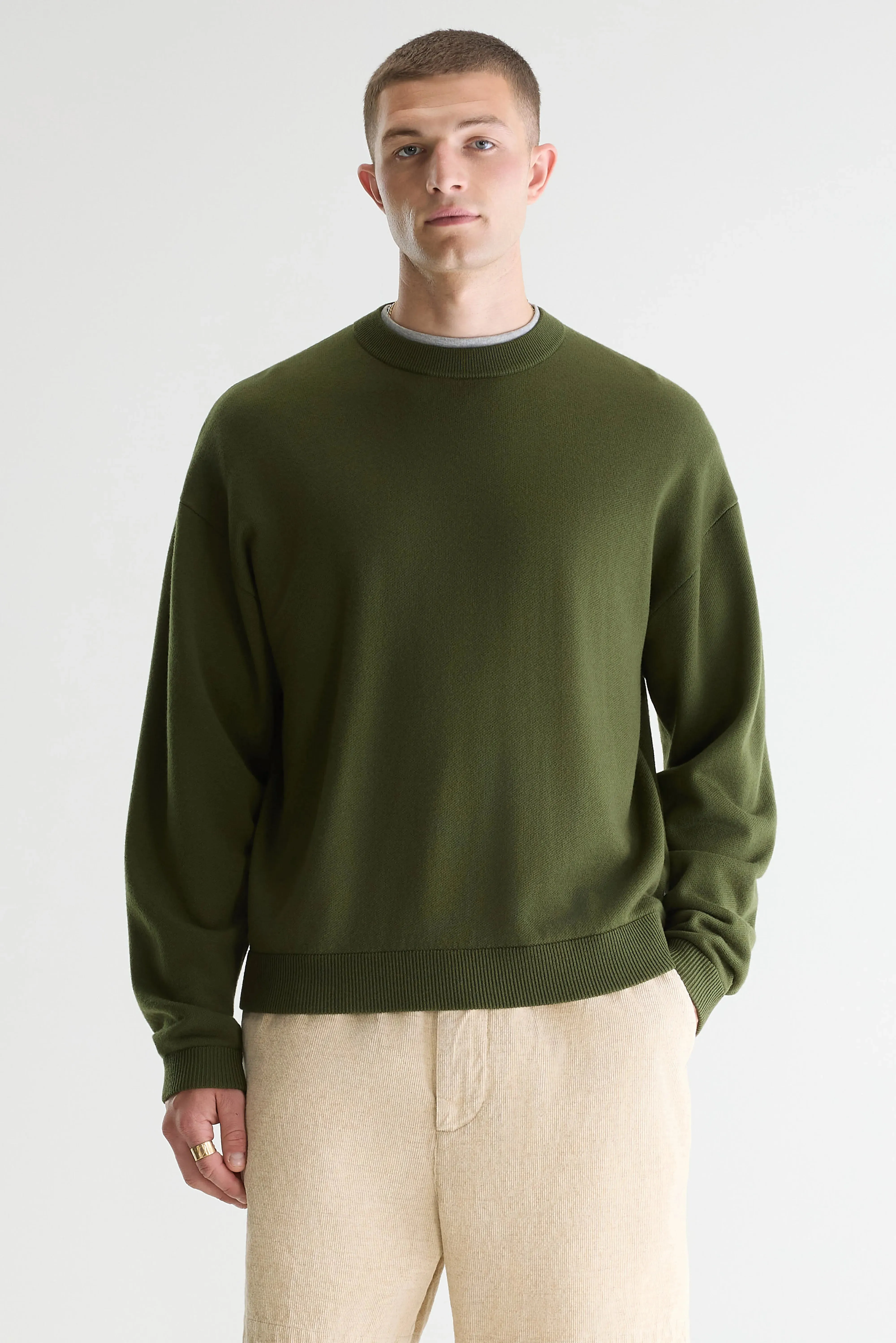 Siamo crewneck sweater (261 / M / MILITARY) sold by Bellrose product image thumbnail 2