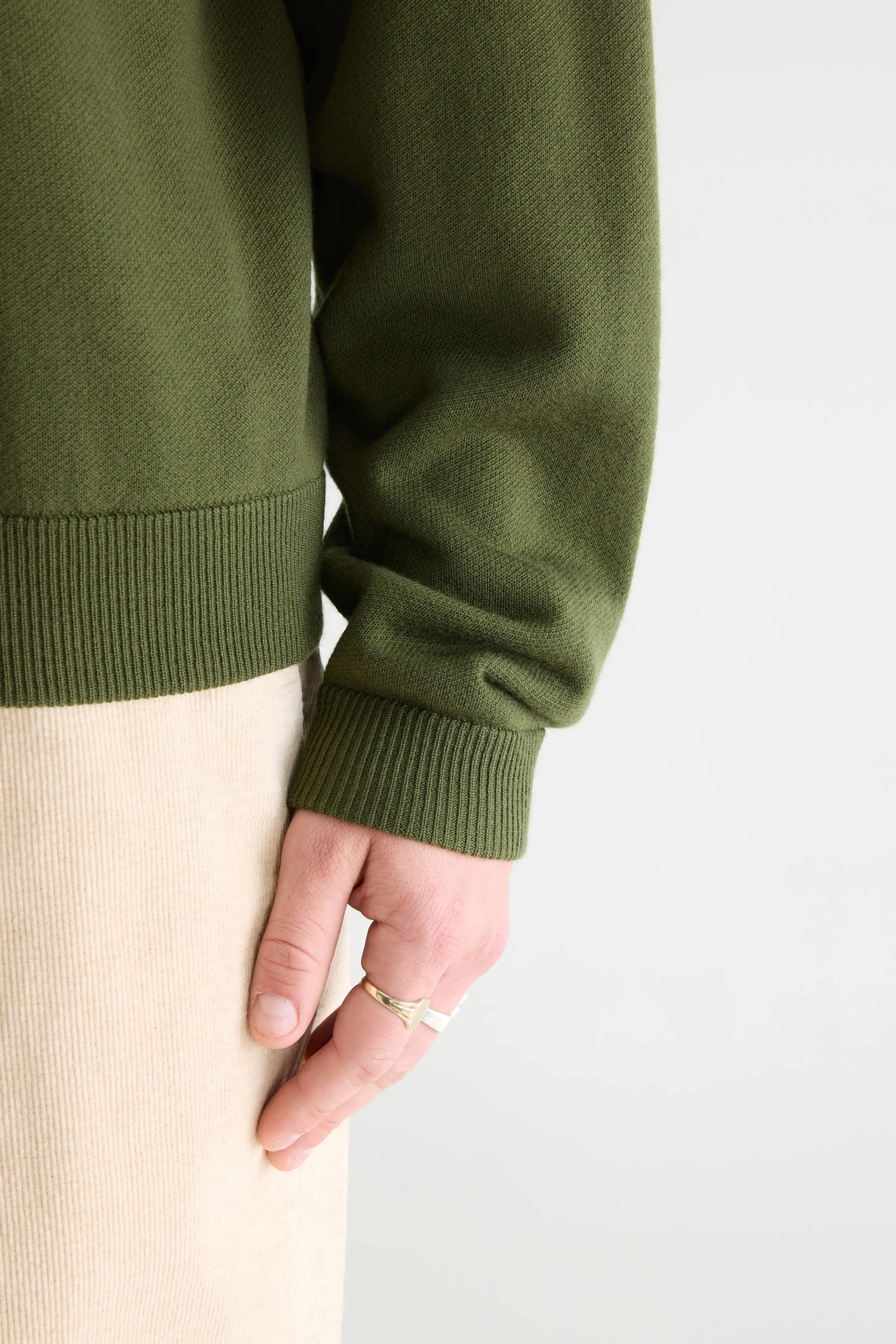 Siamo crewneck sweater (261 / M / MILITARY) sold by Bellrose product image thumbnail 5
