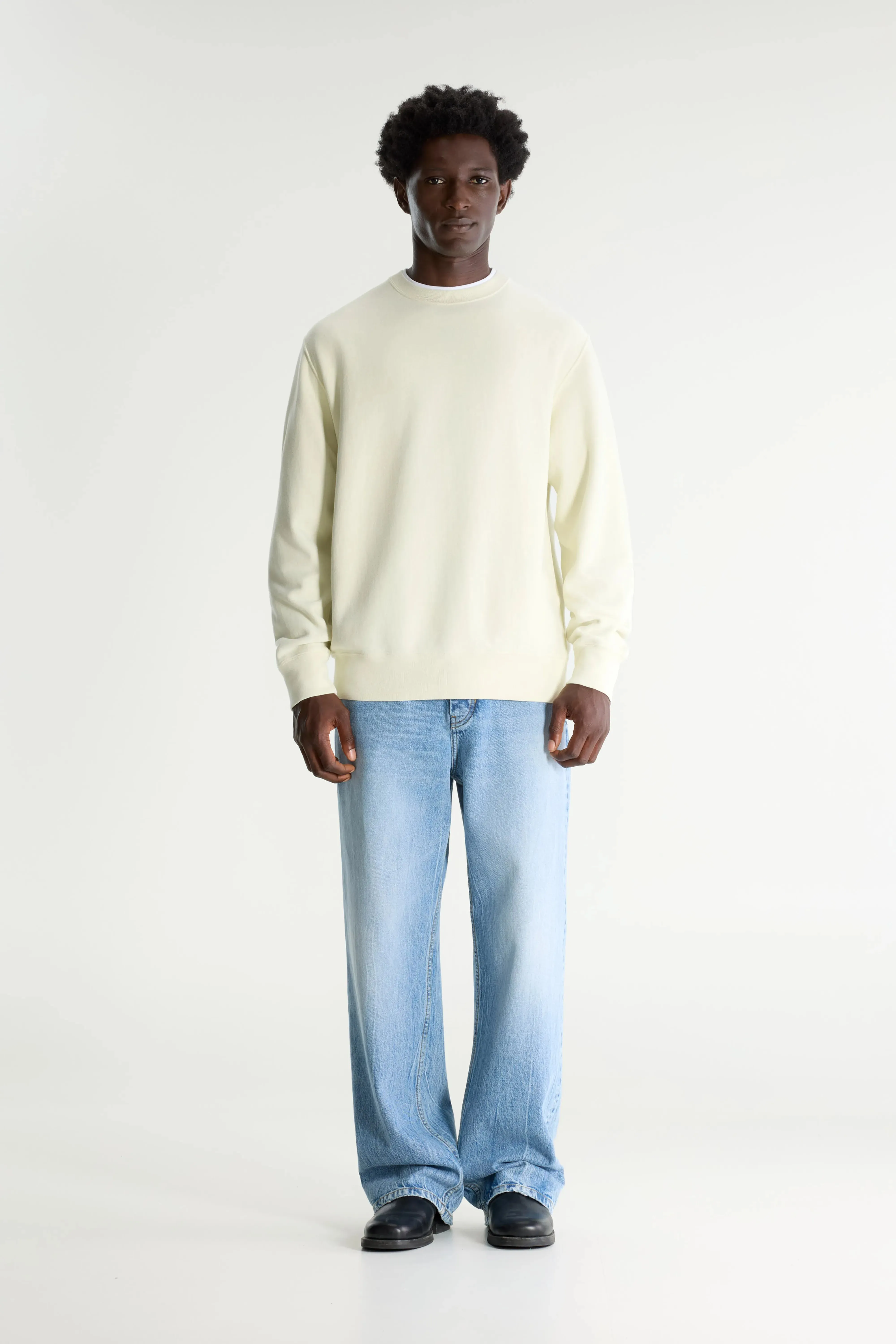 Flake crewneck sweatshirt (261 / M / BUTTER) sold by Bellrose product image thumbnail 3