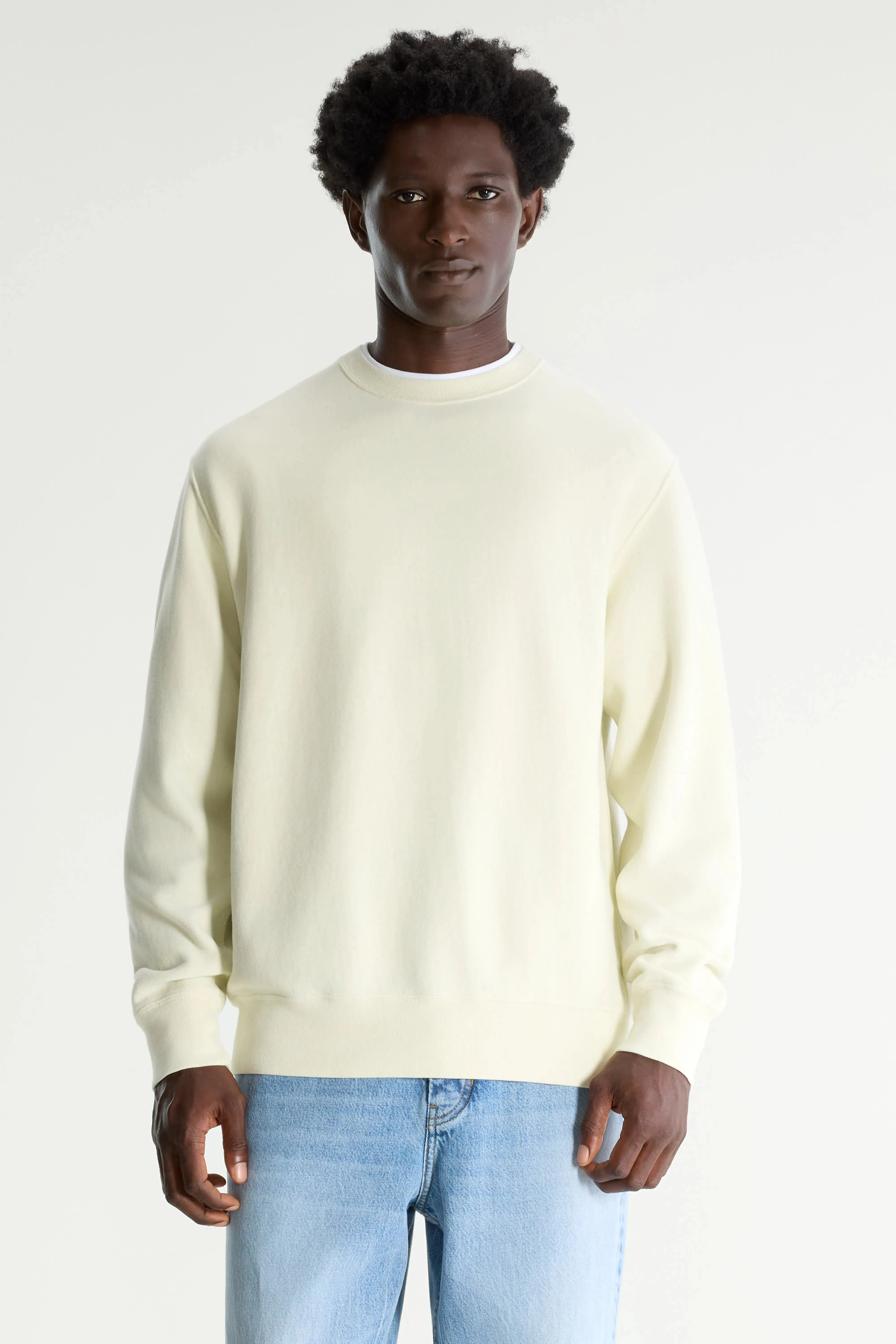 Flake crewneck sweatshirt (261 / M / BUTTER) sold by Bellrose product image thumbnail 2