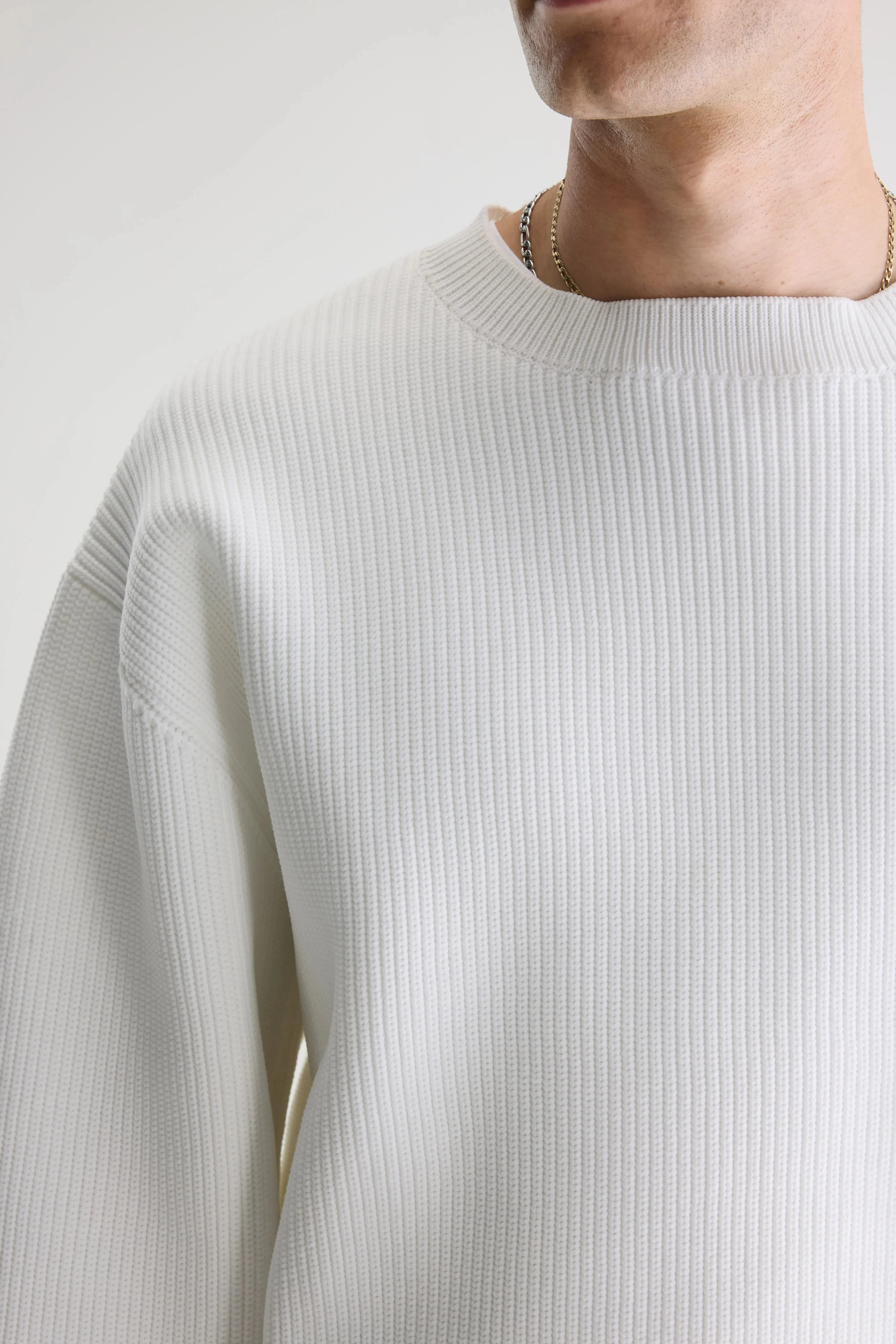 Alyes structured sweater (261 / M / WHITE) sold by Bellrose product image thumbnail 4