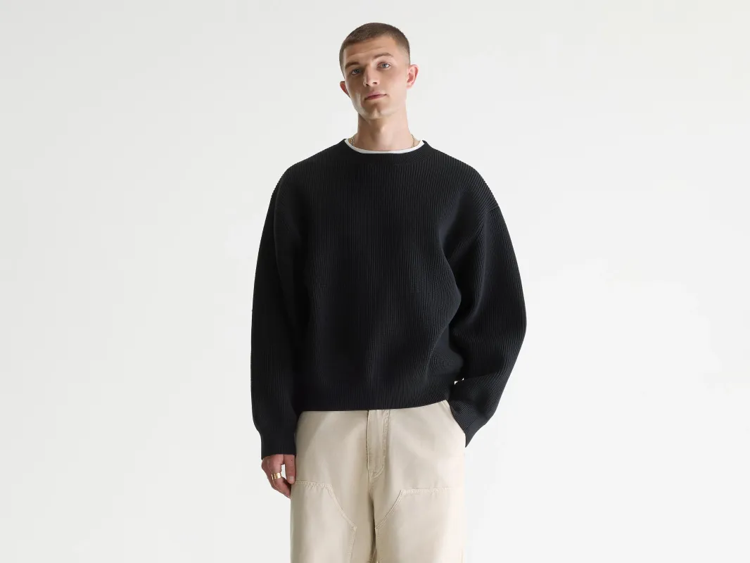 Alyes structured sweater (261 / M / BLACK) sold by Bellrose