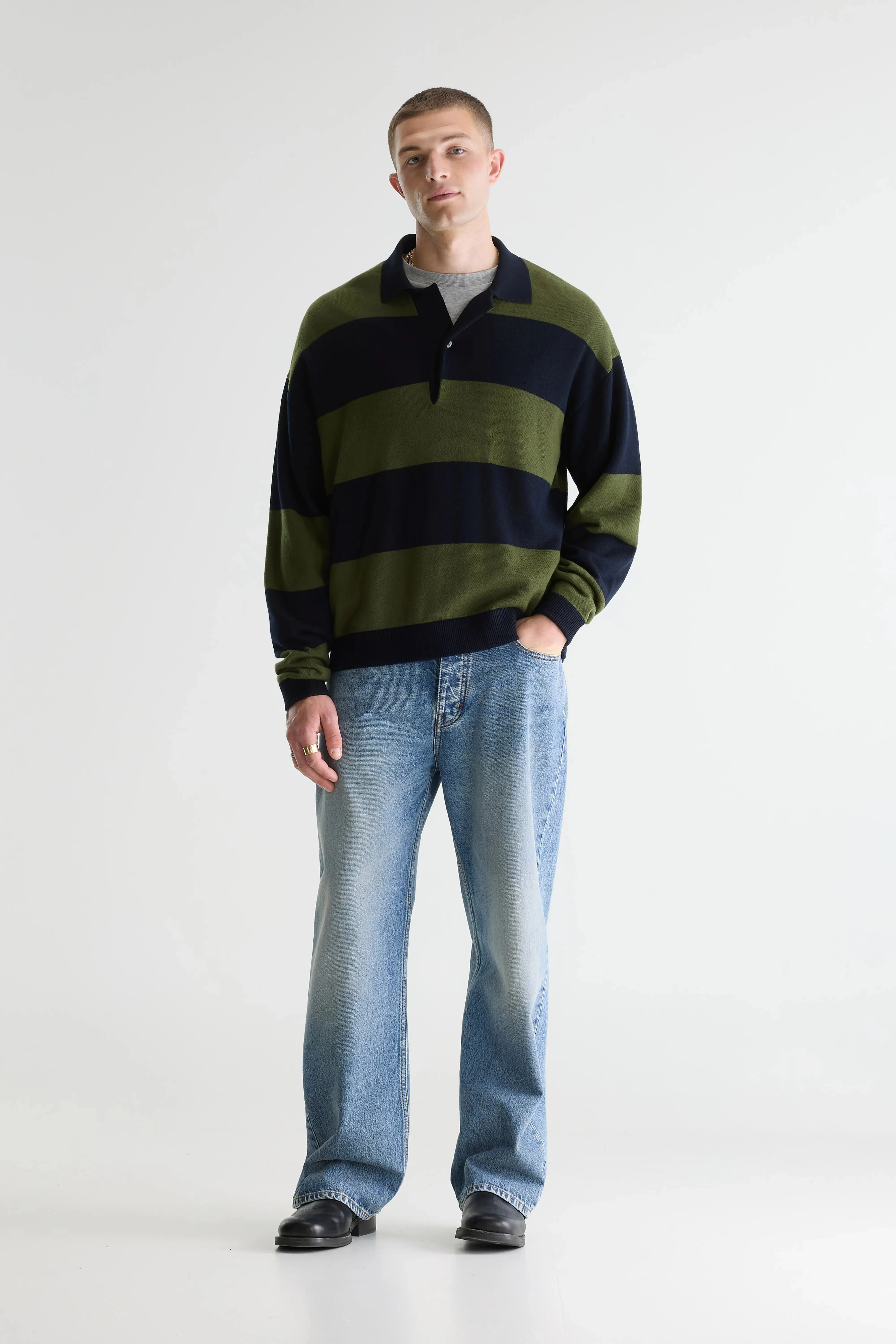 Siaze striped polo (261 / M / STRIPE B) sold by Bellrose product image thumbnail 3