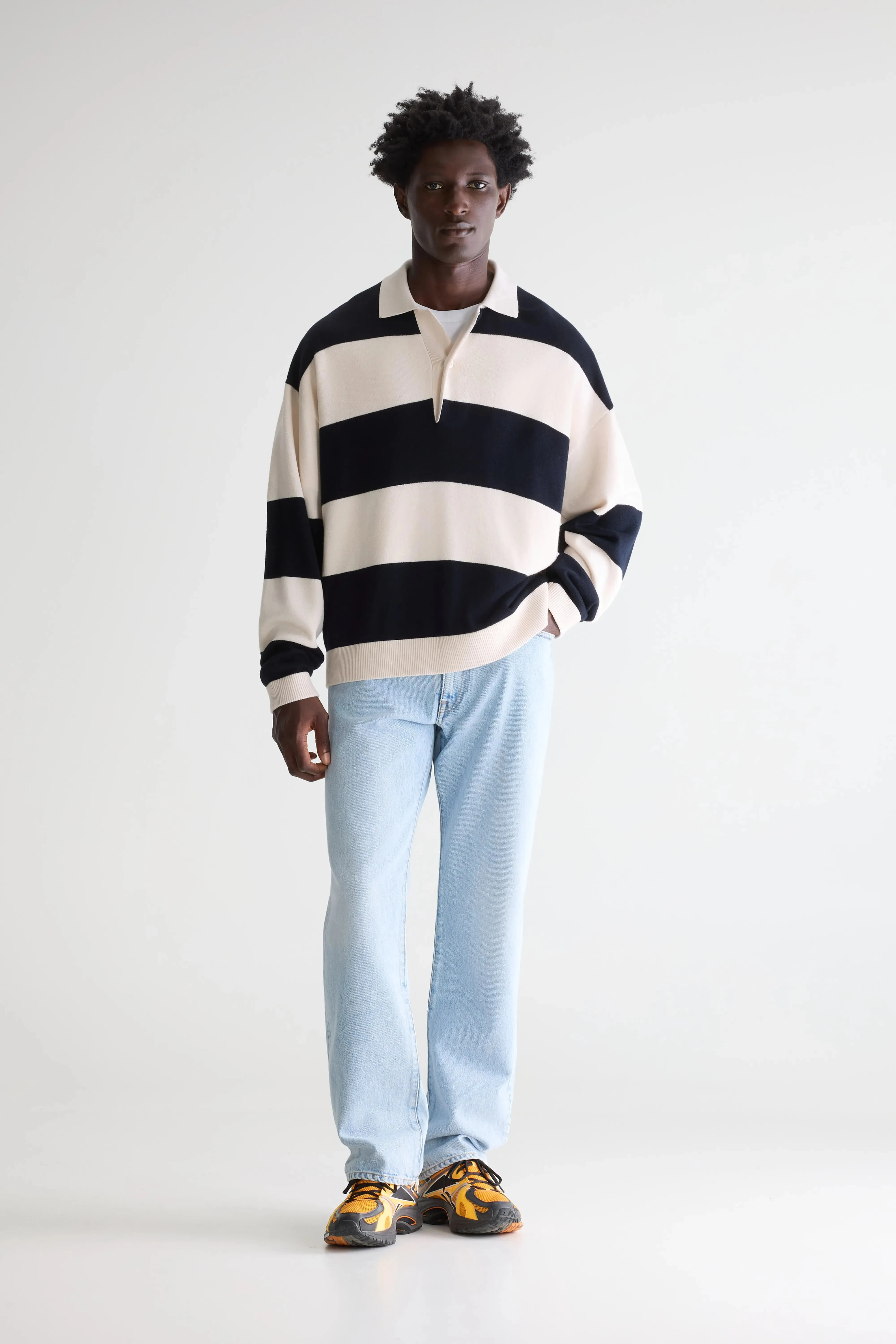 Siaze striped polo (261 / M / STRIPE A) sold by Bellrose product image thumbnail 3