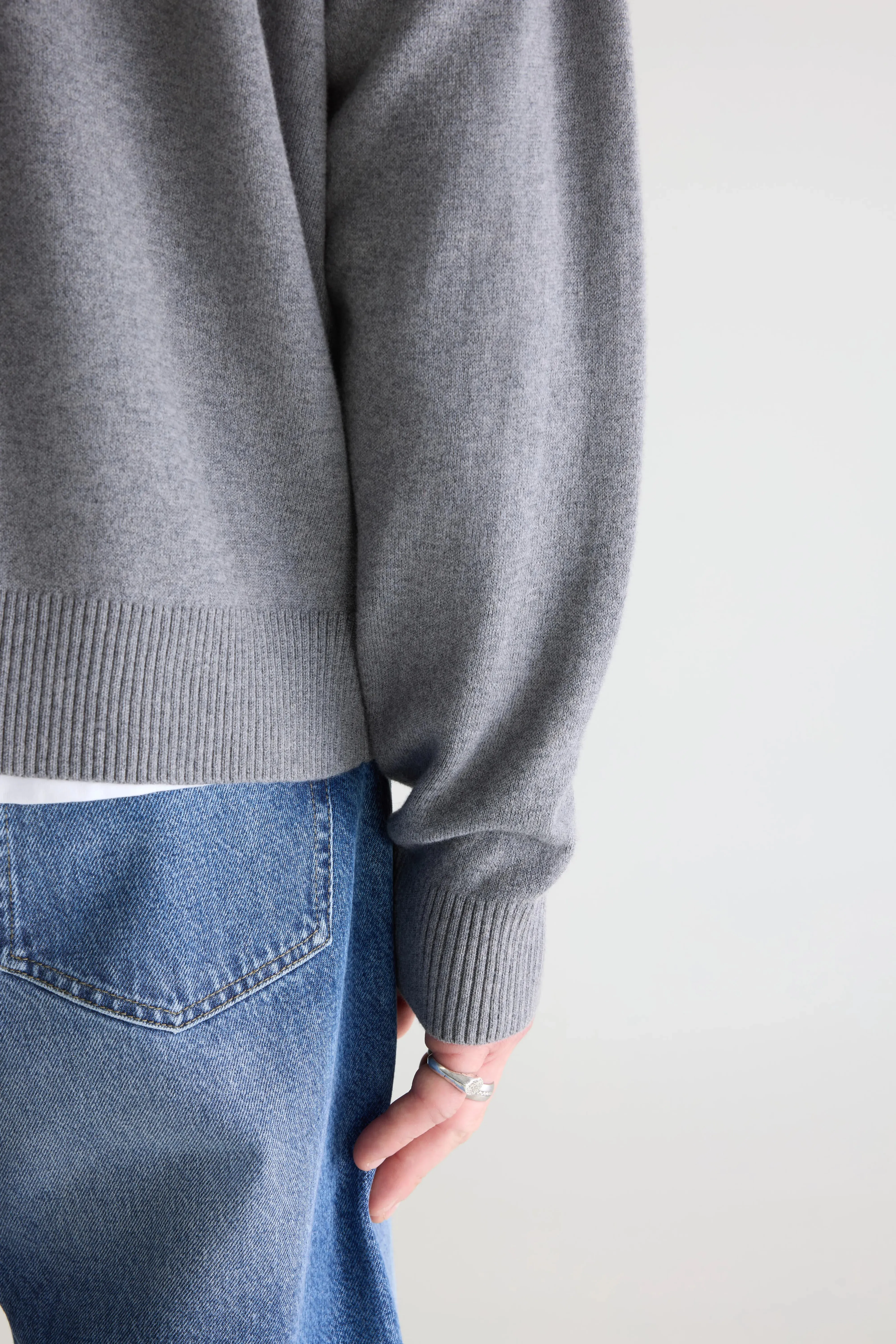 Geobo polo neck sweater (261 / M / MID GREY) sold by Bellrose product image thumbnail 5