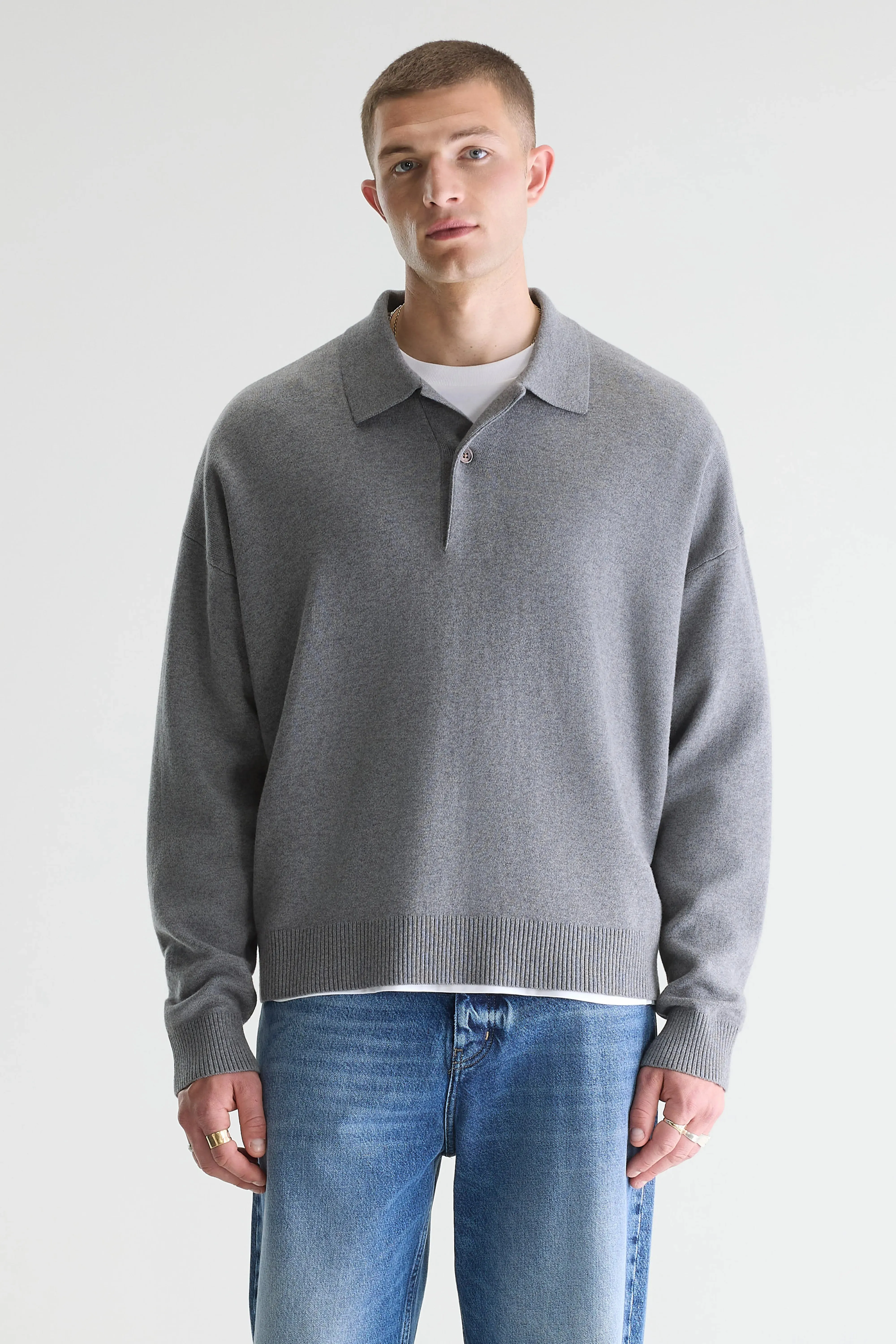 Geobo polo neck sweater (261 / M / MID GREY) sold by Bellrose product image thumbnail 2
