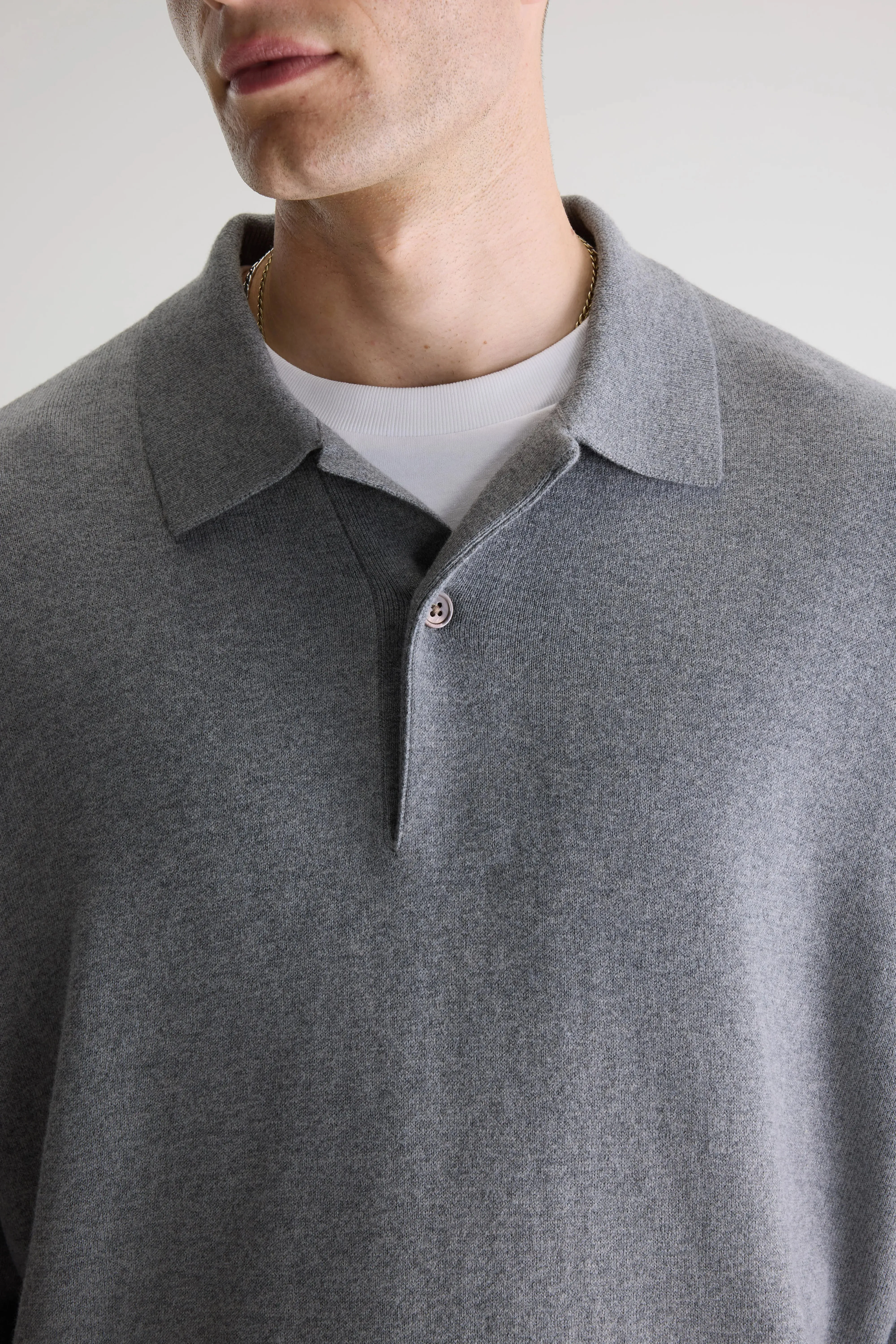 Geobo polo neck sweater (261 / M / MID GREY) sold by Bellrose product image thumbnail 4