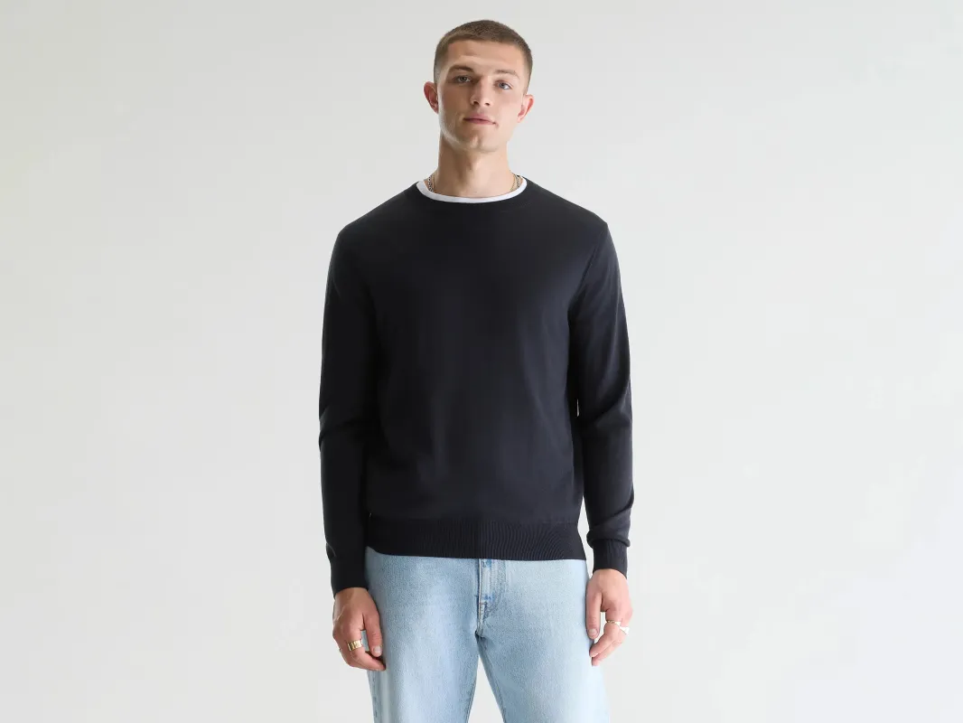 Dilles crewneck sweater  (261 / M / LICORICE) sold by Bellrose