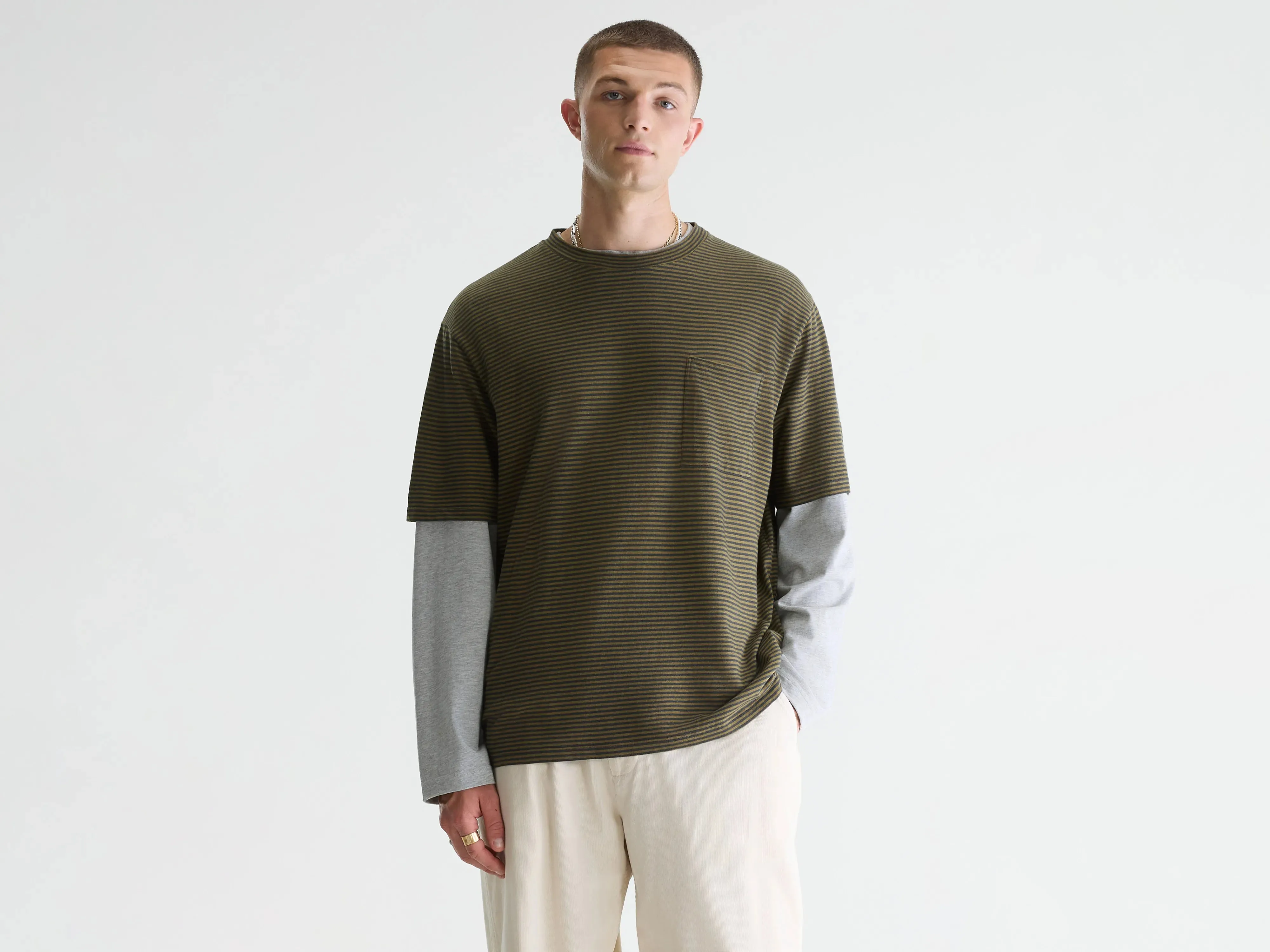 Video relaxed t-shirt (261 / M / STRIPE A) sold by Bellrose