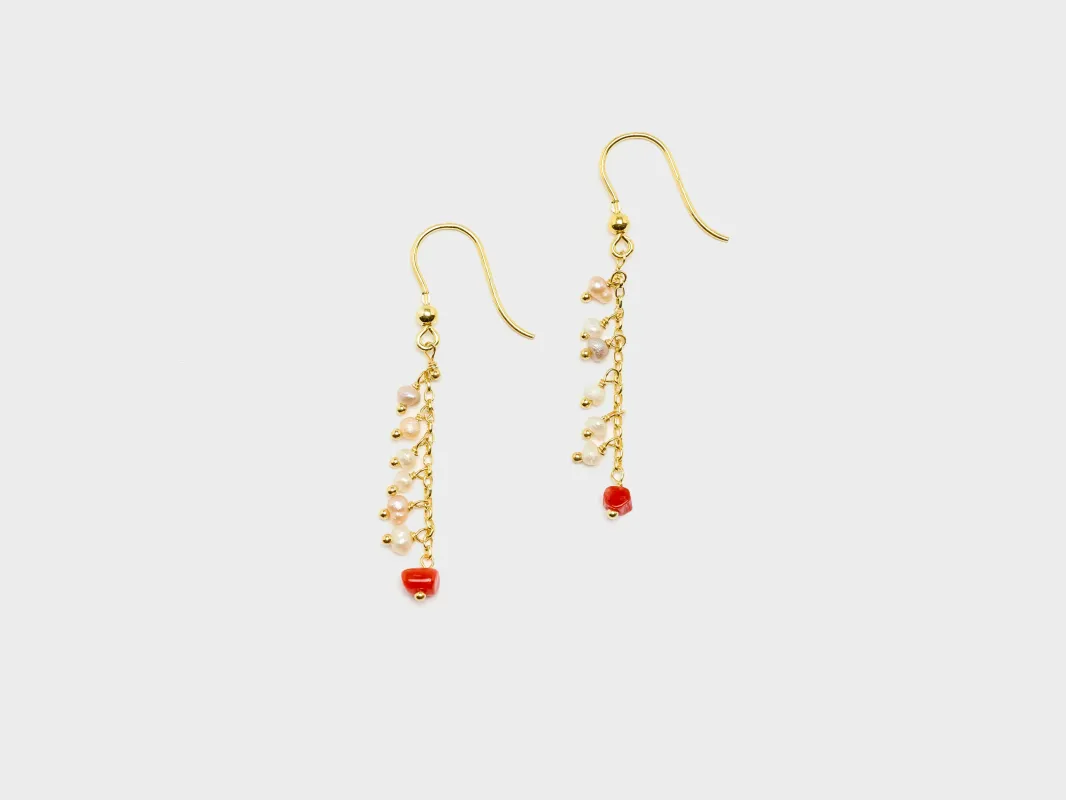 Pioggerella Earrings  (261 / W / MULTICOLOR) made by Bellrose