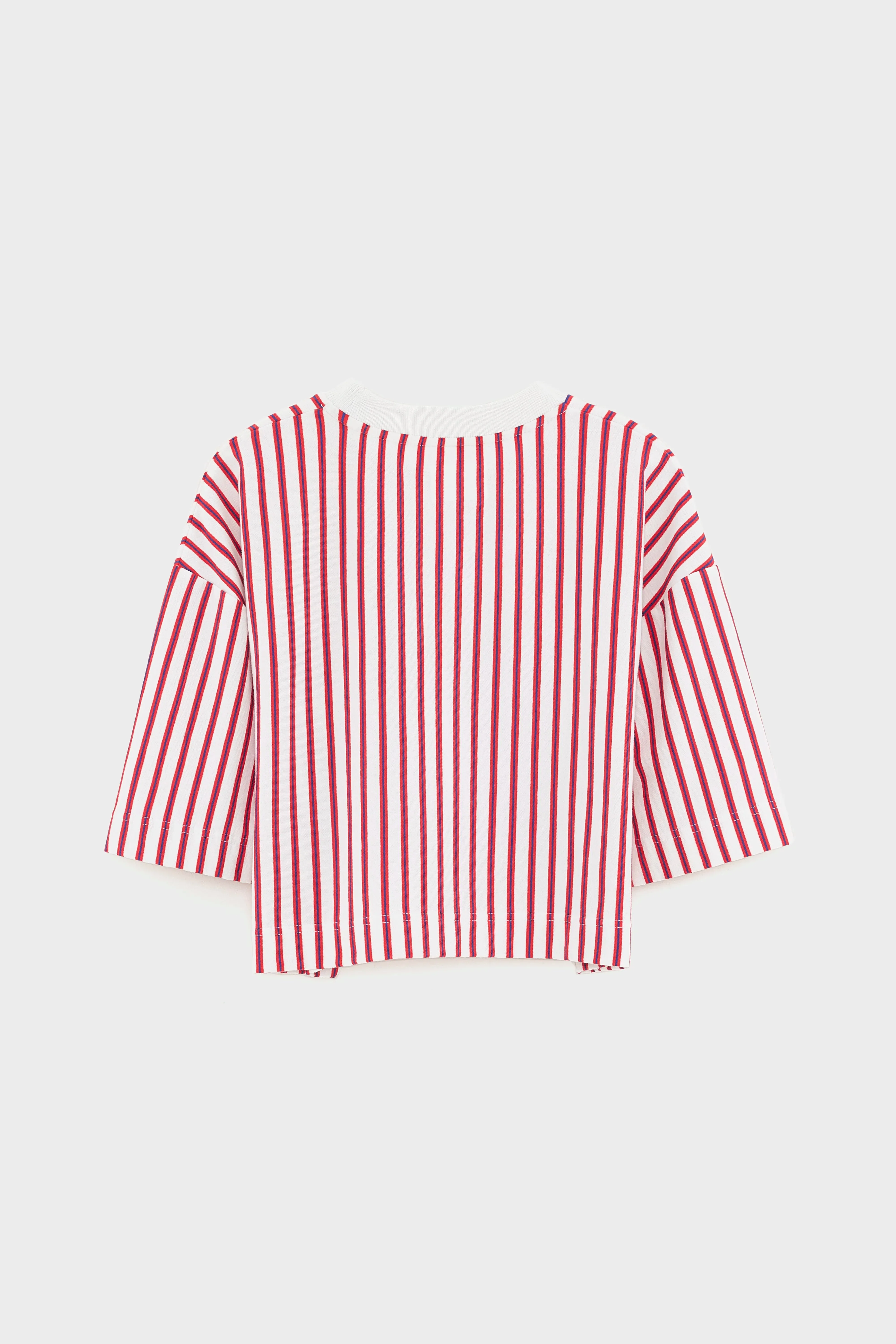 Athan cropped t-shirt (261 / G / STRIPE A) sold by Bellrose product image thumbnail 3