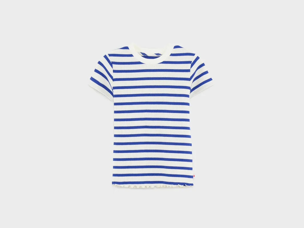 Aveli slim t-shirt (261 / G / STRIPE B) made by Bellerose