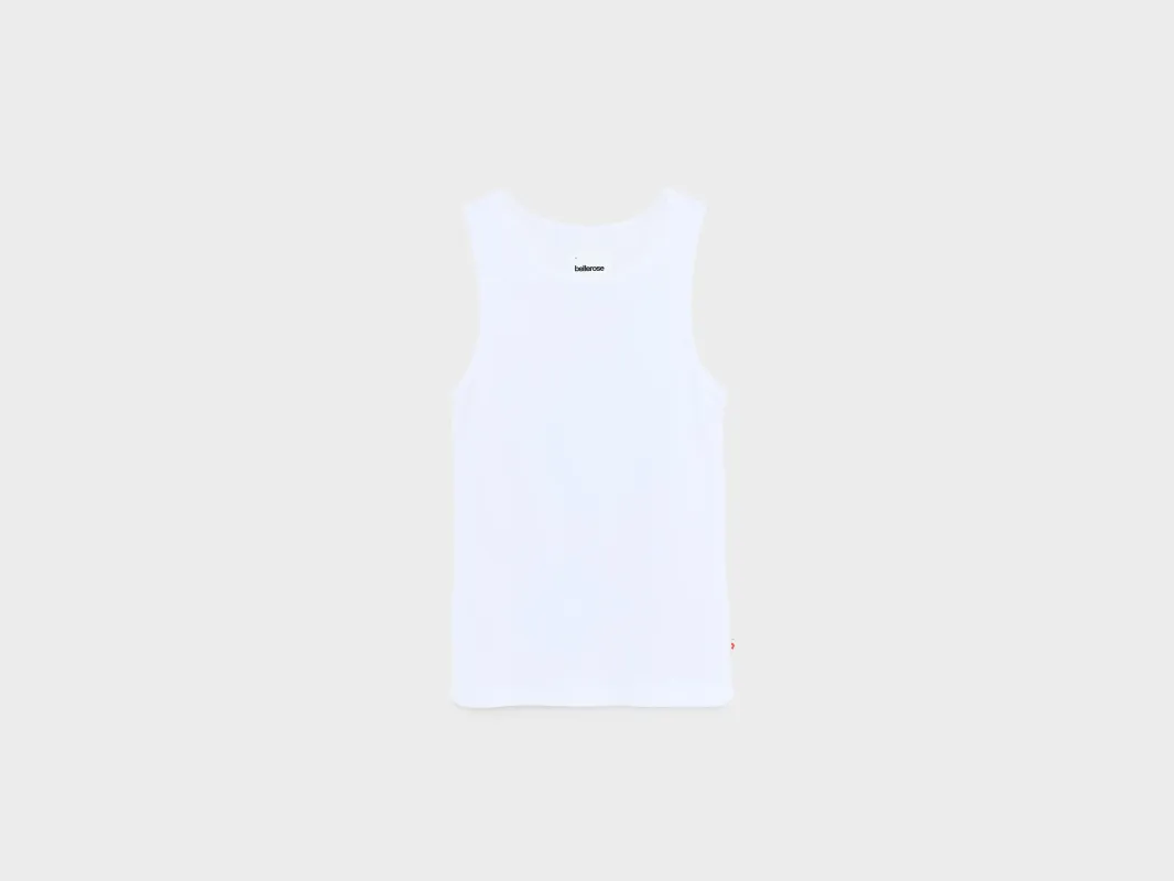 Fammy slim tank top (261 / G / WHITE) made by Bellerose
