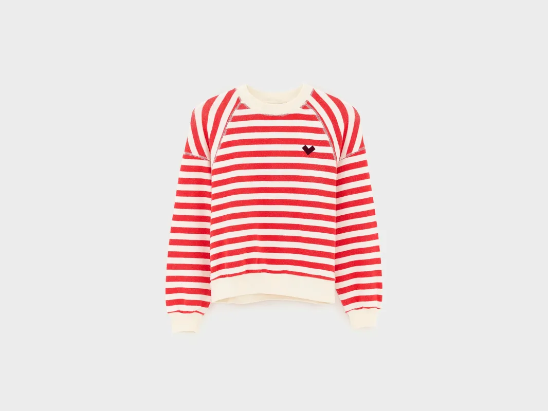 Fanchi striped sweatshirt (261 / G / STRIPE A) made by Bellerose